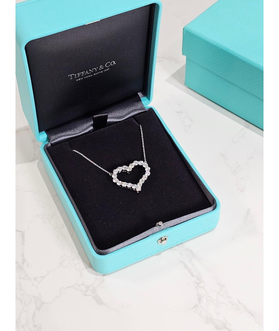 TIFFANY&CO Серебряное платиновое колье, фото 2