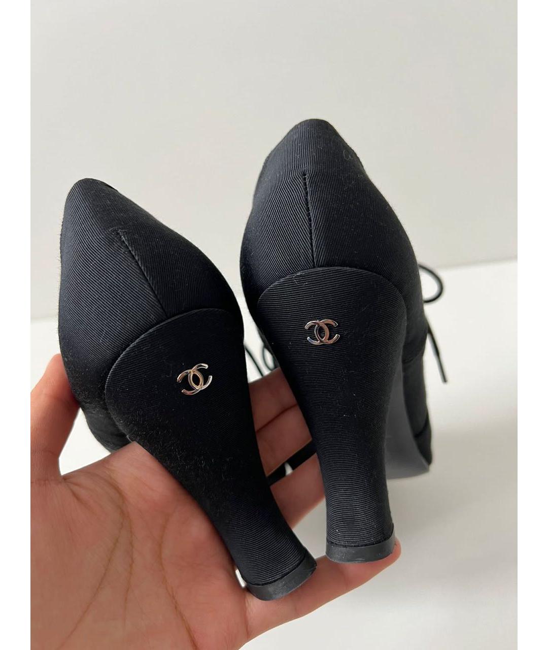 CHANEL Черные ботильоны, фото 4