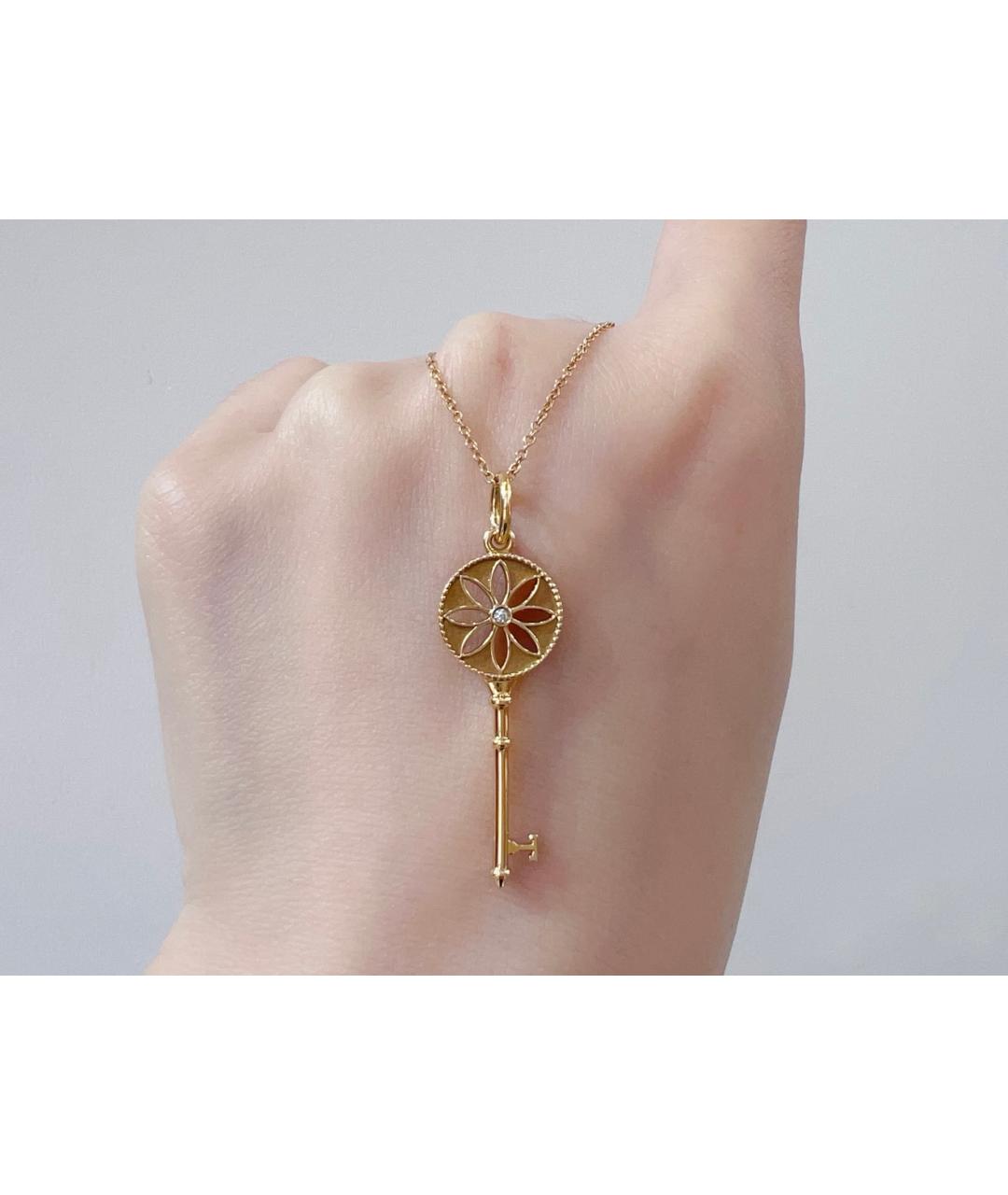 TIFFANY&CO Золотое колье из желтого золота, фото 2