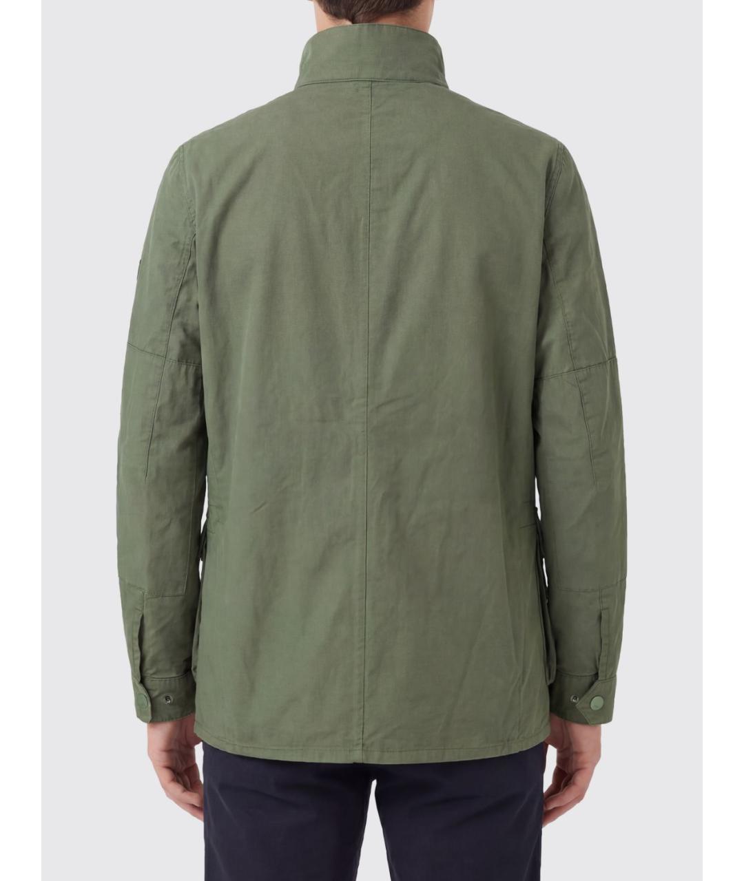 BARBOUR Хаки хлопковая куртка, фото 2