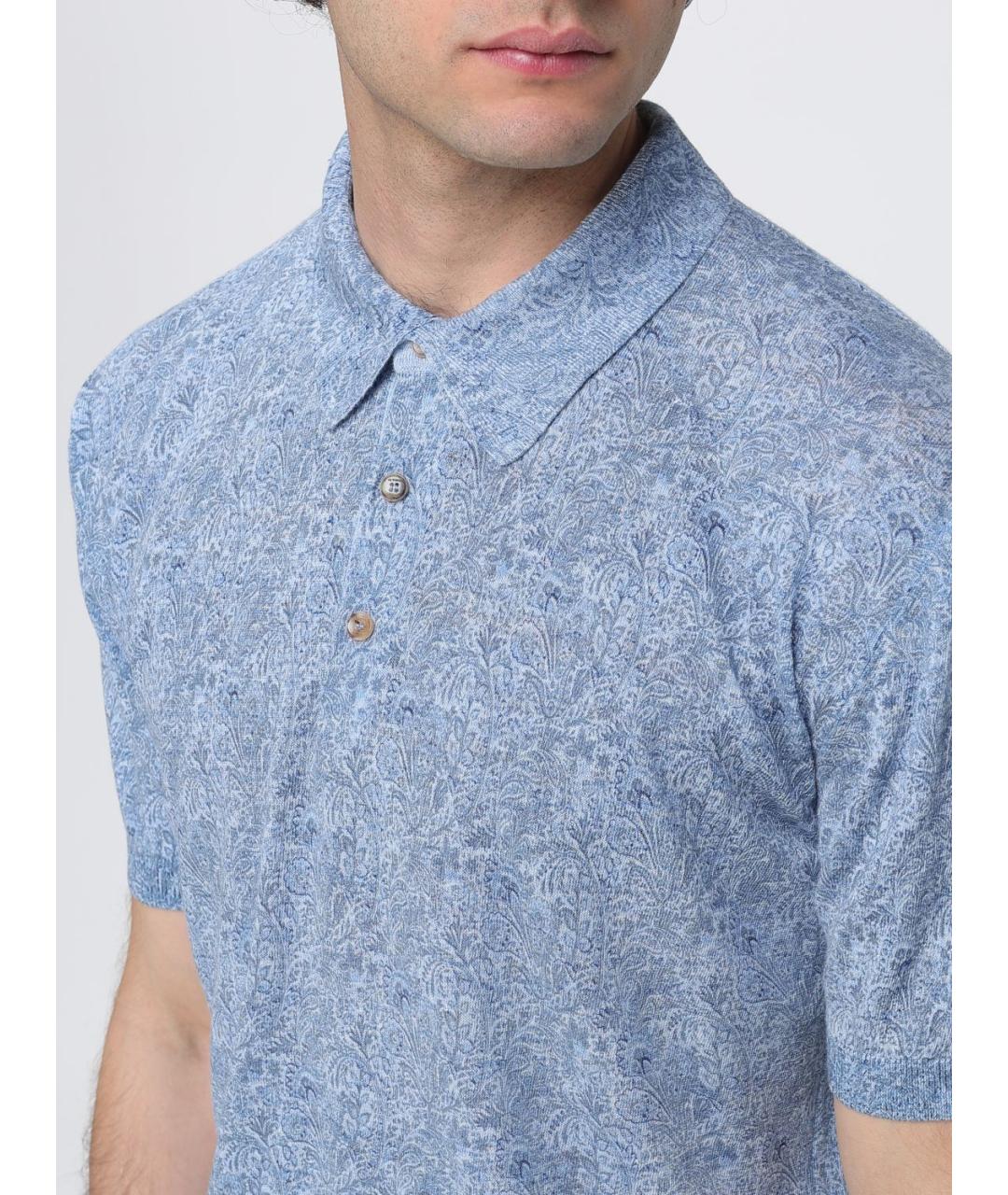 ETRO Голубая футболка, фото 5