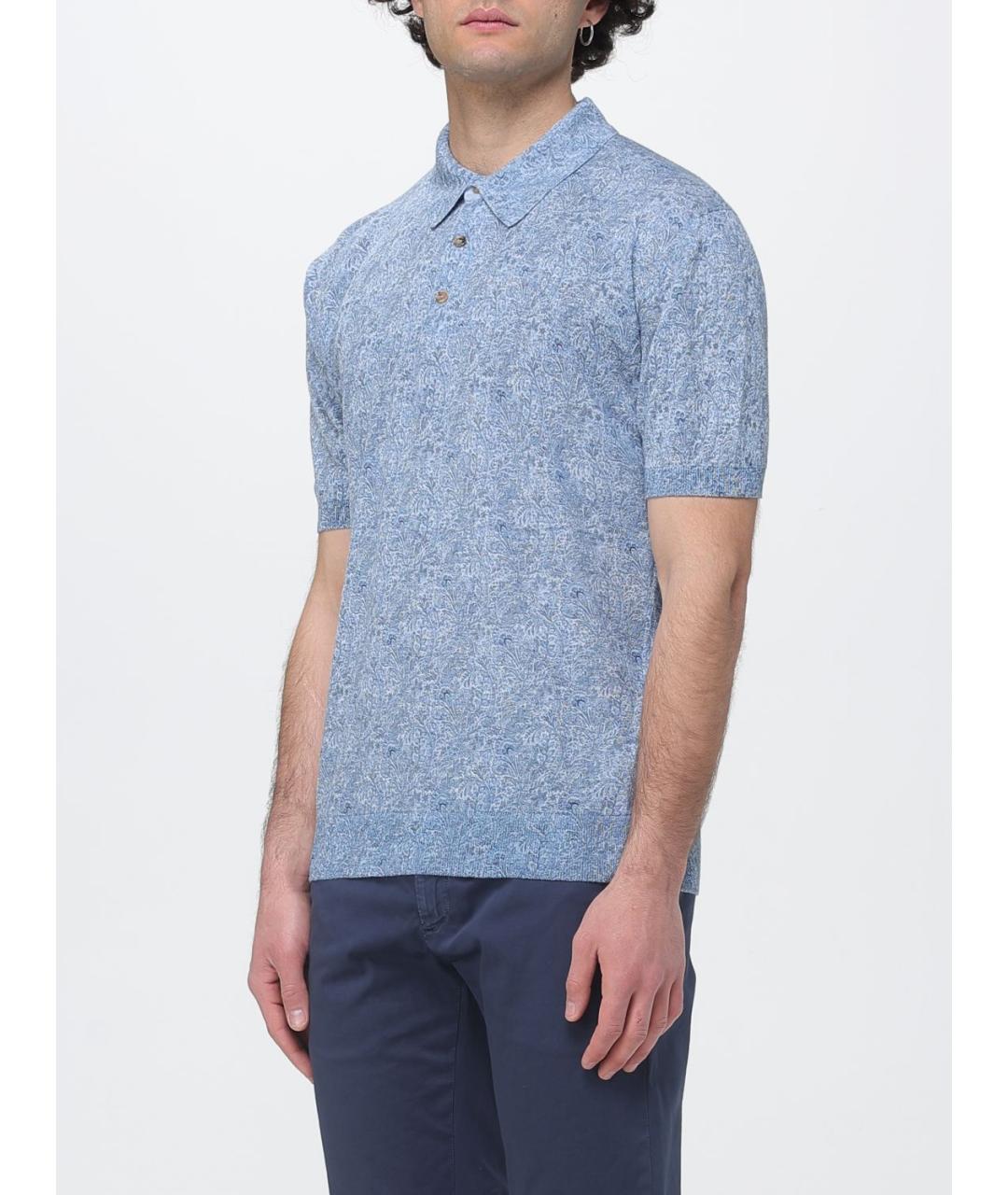 ETRO Голубая футболка, фото 4