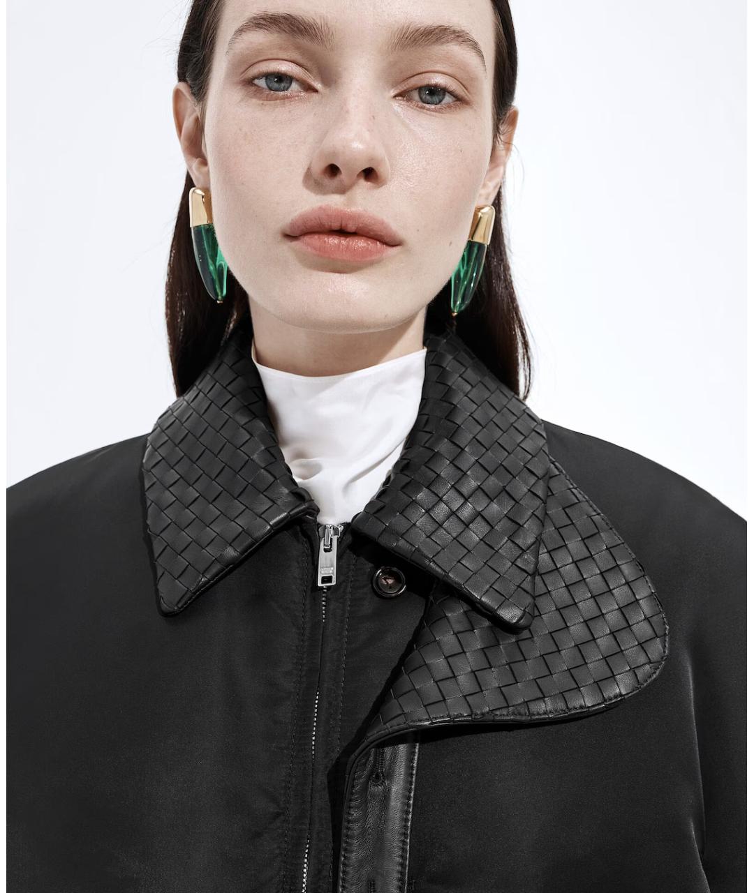 BOTTEGA VENETA Черная полиамидовая куртка, фото 5