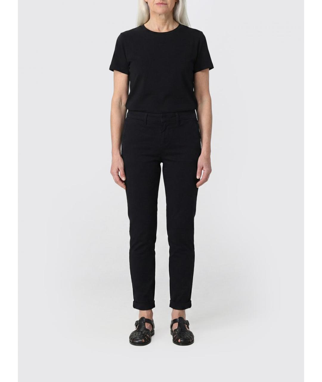 FAY Синие хлопковые повседневные брюки, фото 2