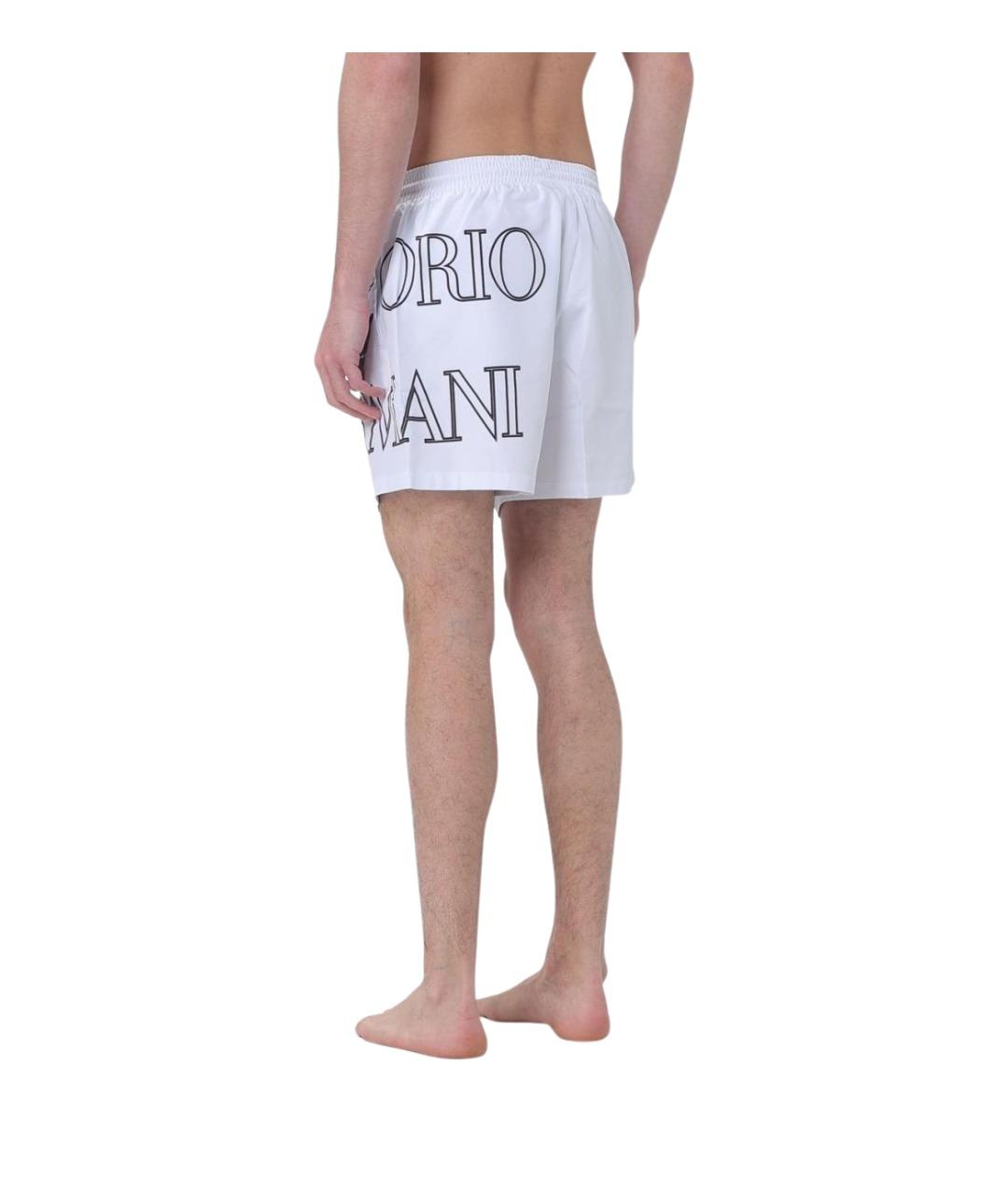 EMPORIO ARMANI Белые плавки, фото 2