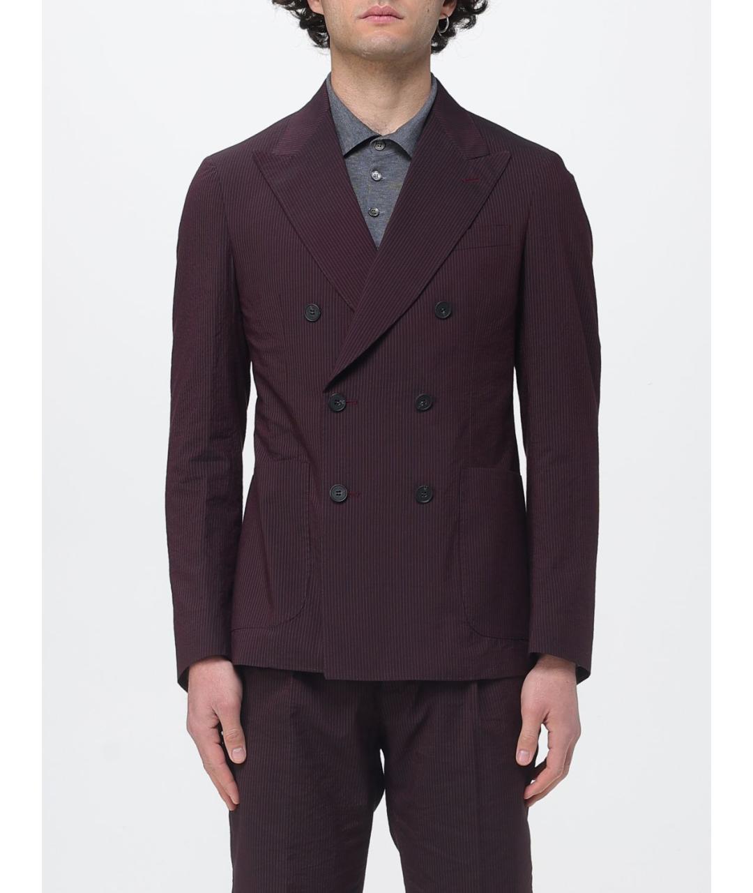 ANTONIO MARRAS Бордовый пиджак, фото 6