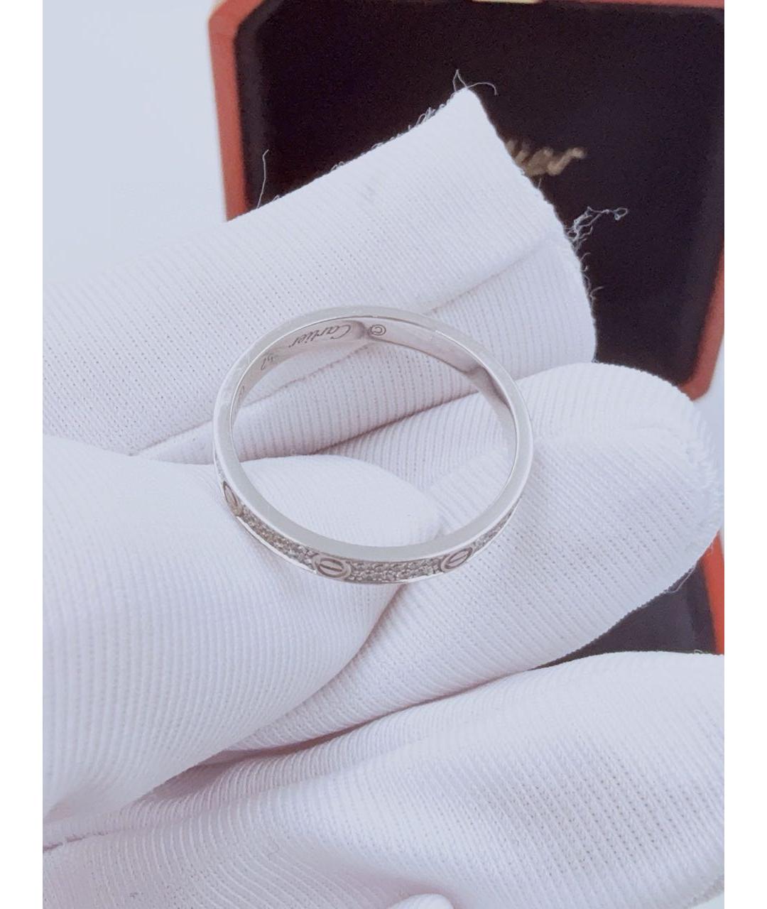 CARTIER Серебряное кольцо из белого золота, фото 7