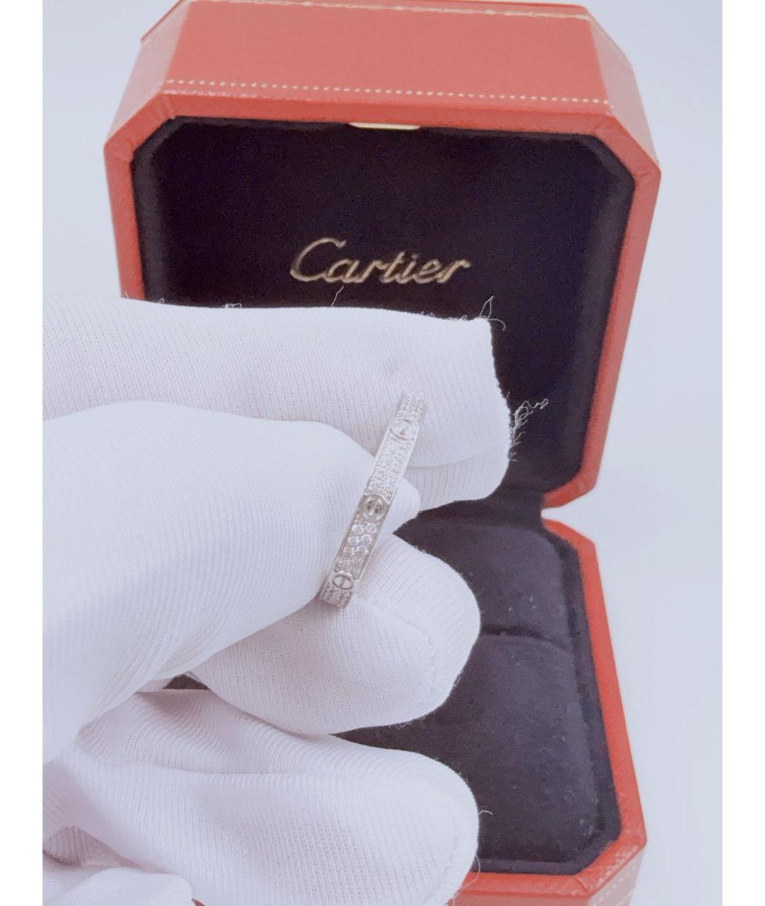 CARTIER Серебряное кольцо из белого золота, фото 5
