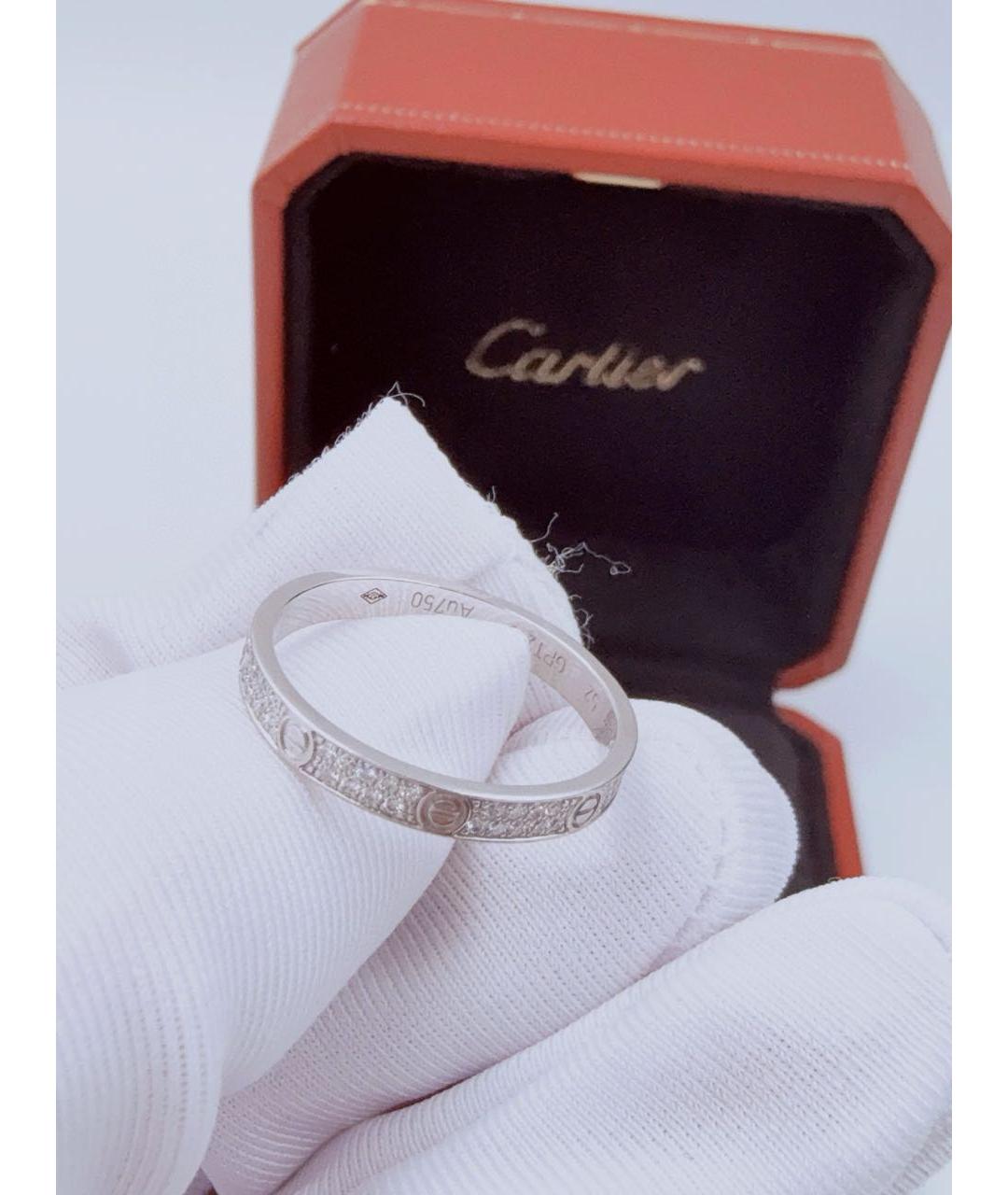 CARTIER Серебряное кольцо из белого золота, фото 9