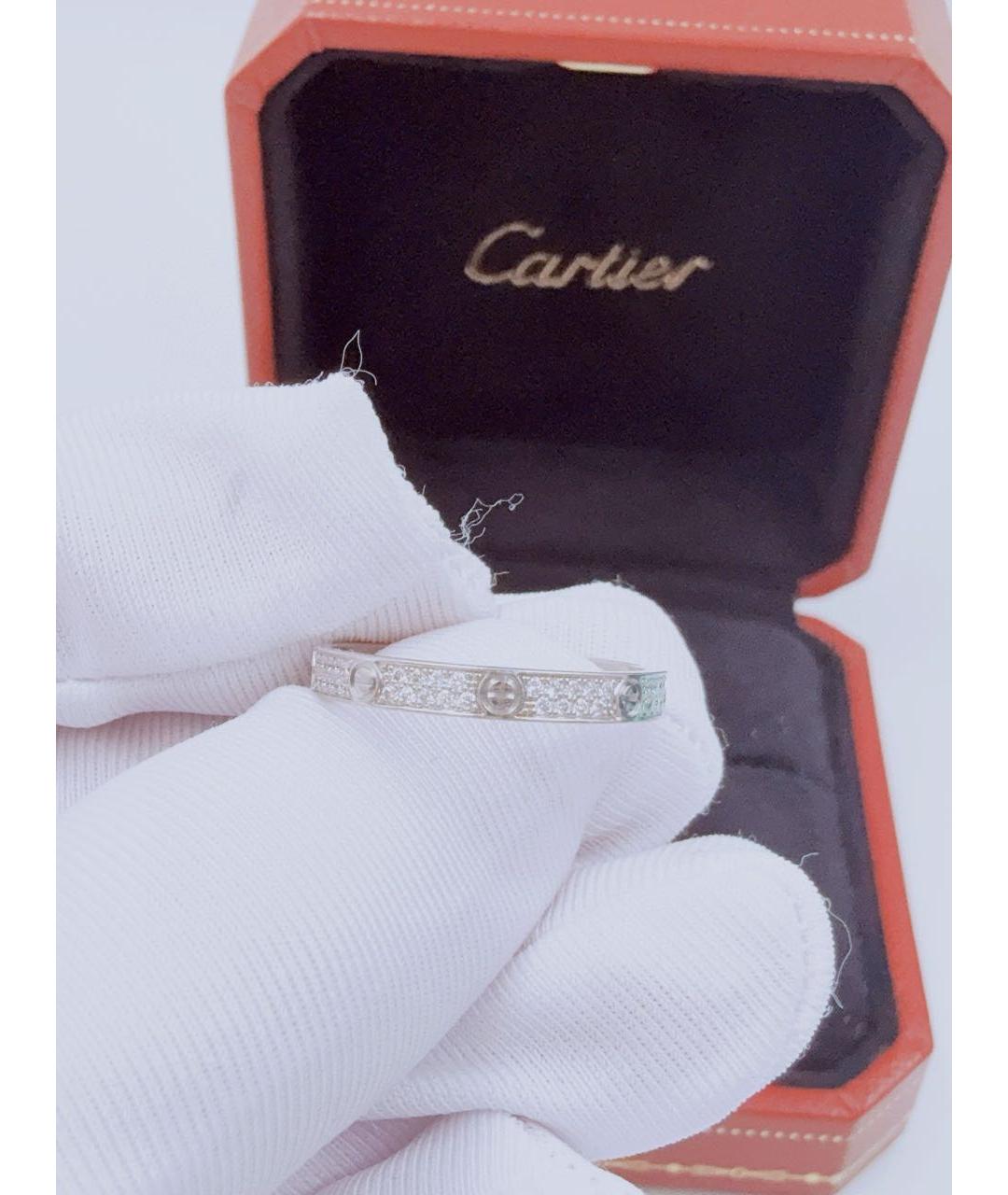 CARTIER Серебряное кольцо из белого золота, фото 2
