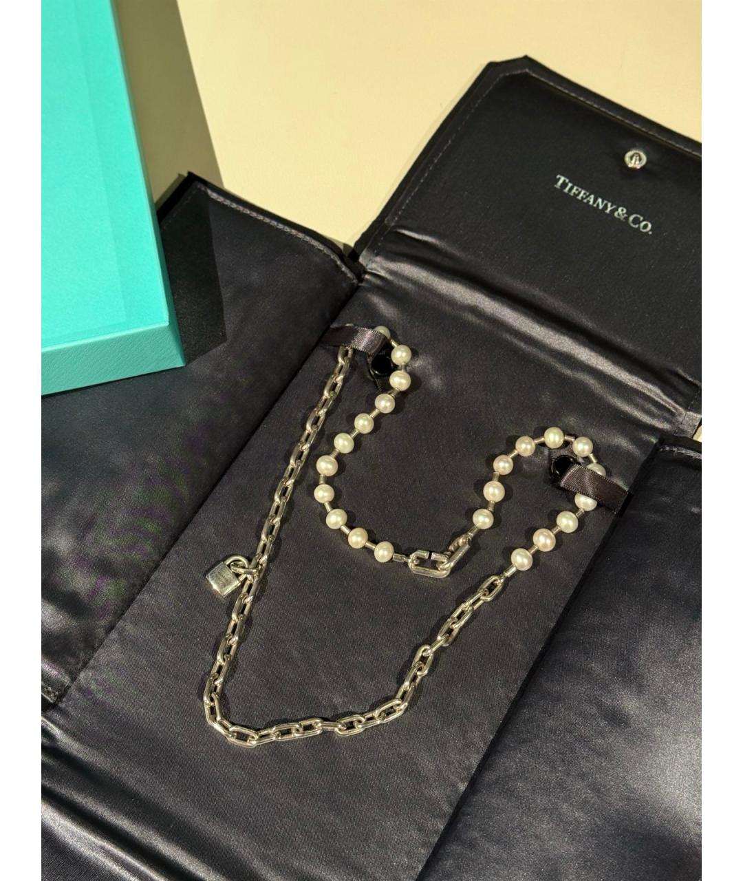 TIFFANY&CO Серебряное серебряное колье, фото 7