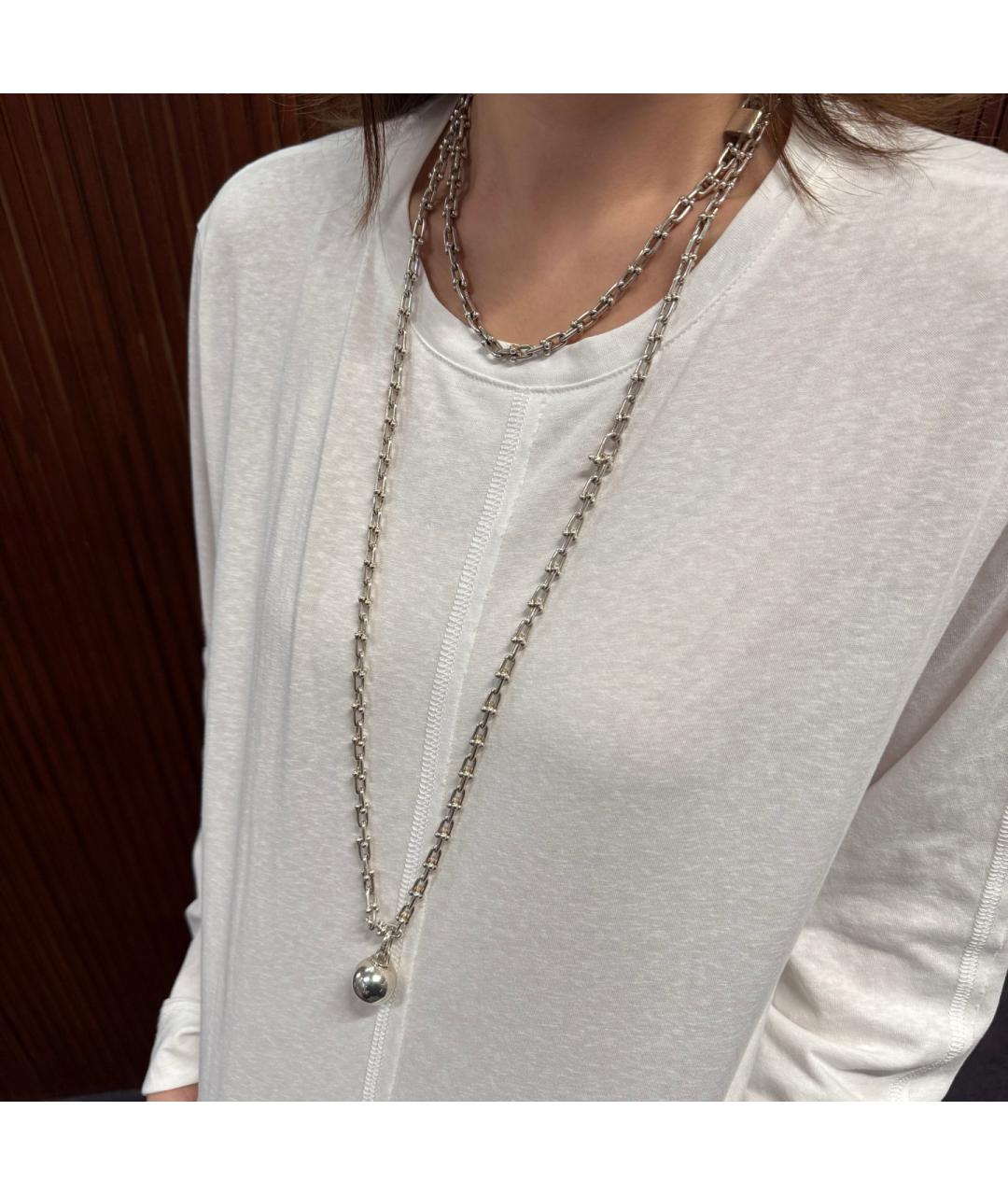 TIFFANY&CO Серебряное серебряное колье, фото 4