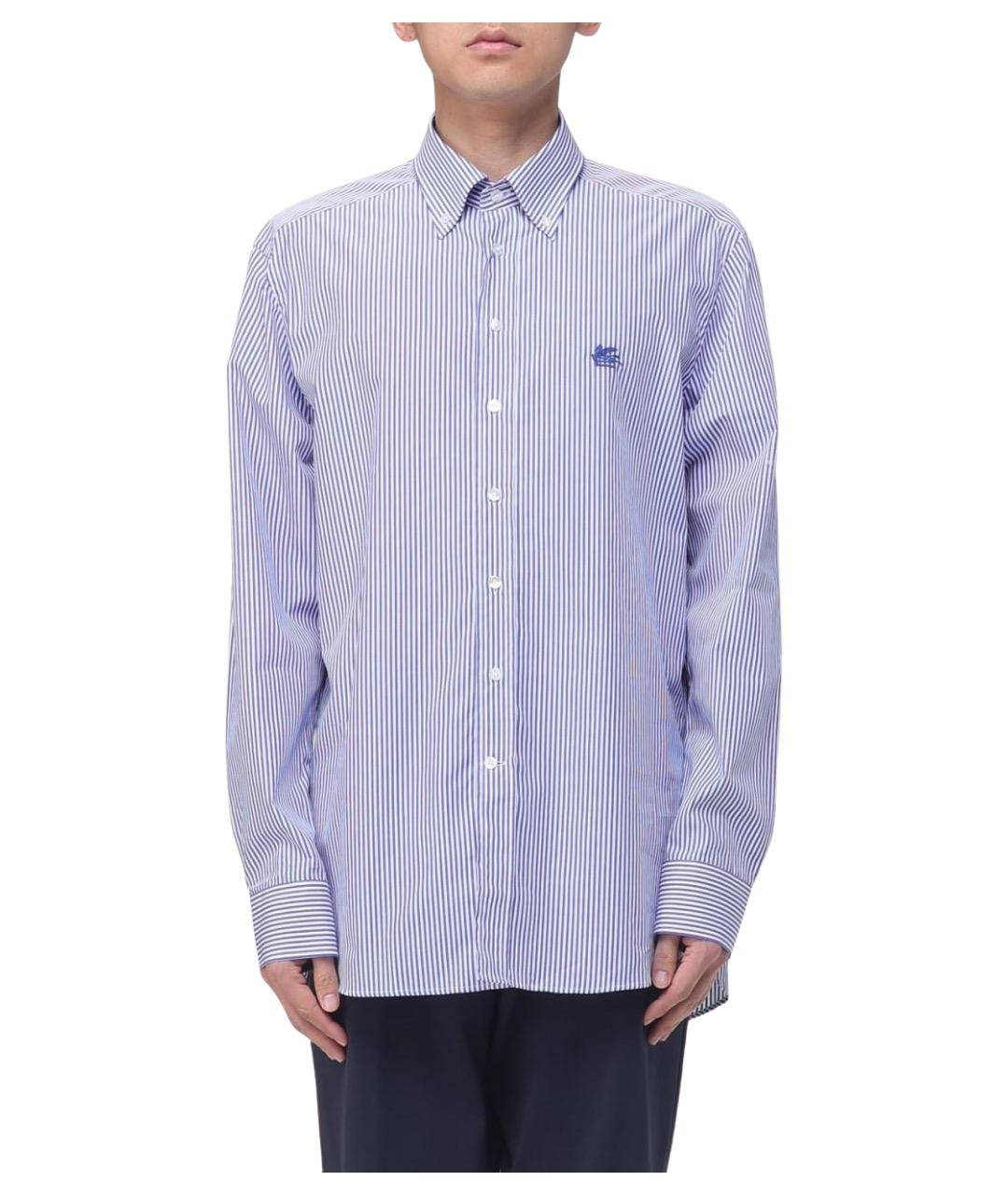 ETRO Синяя кэжуал рубашка, фото 1