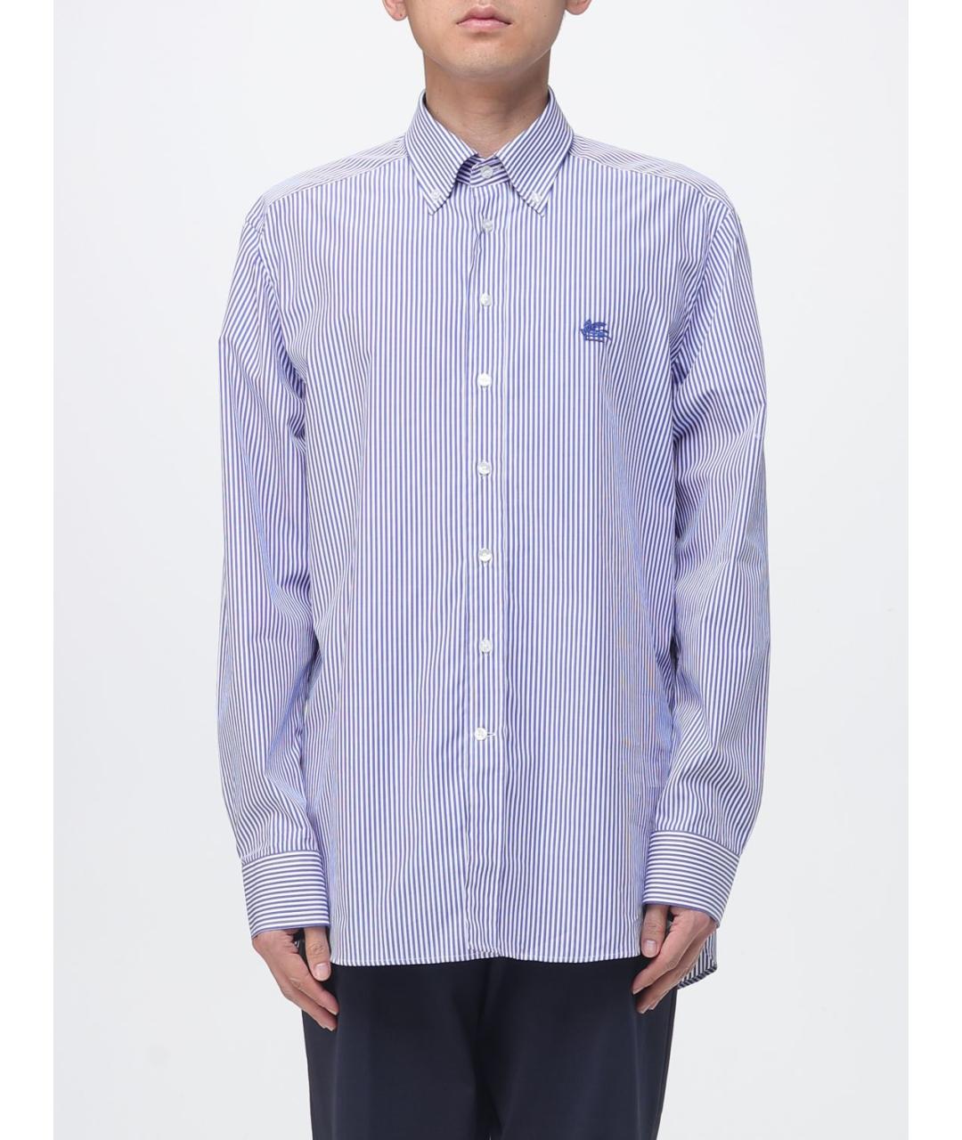 ETRO Синяя кэжуал рубашка, фото 6