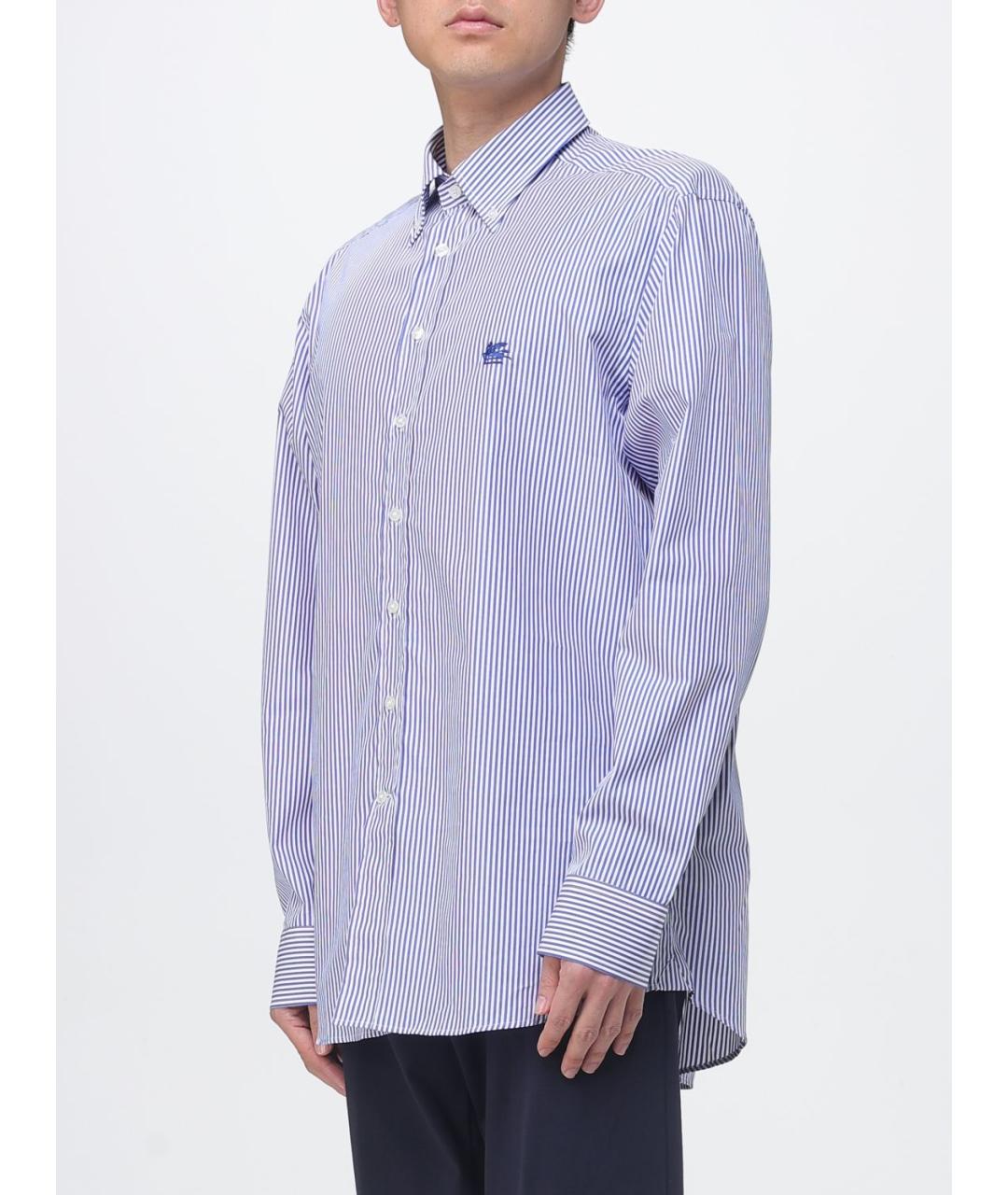 ETRO Синяя кэжуал рубашка, фото 4