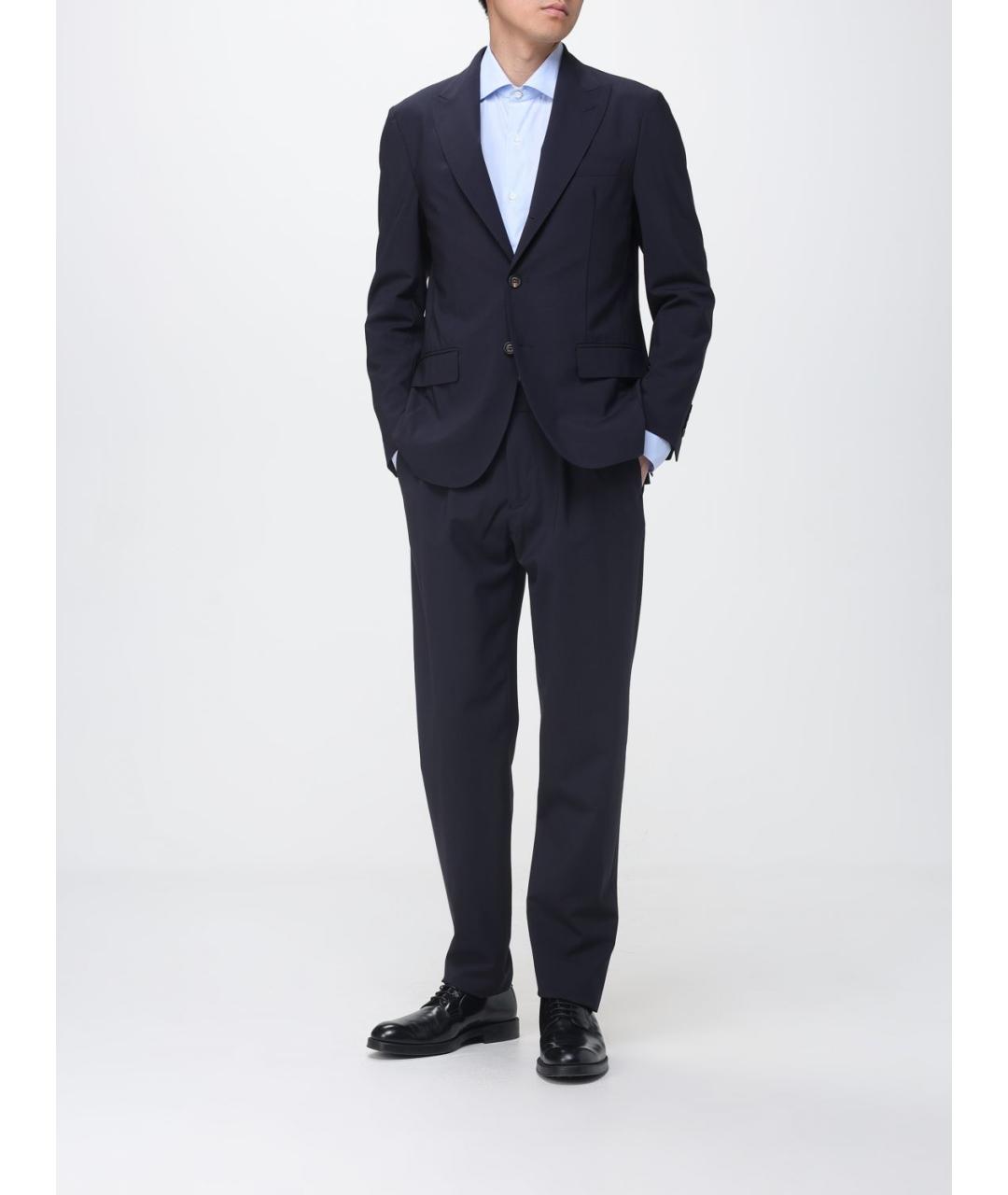 ELEVENTY Синий классический костюм, фото 2