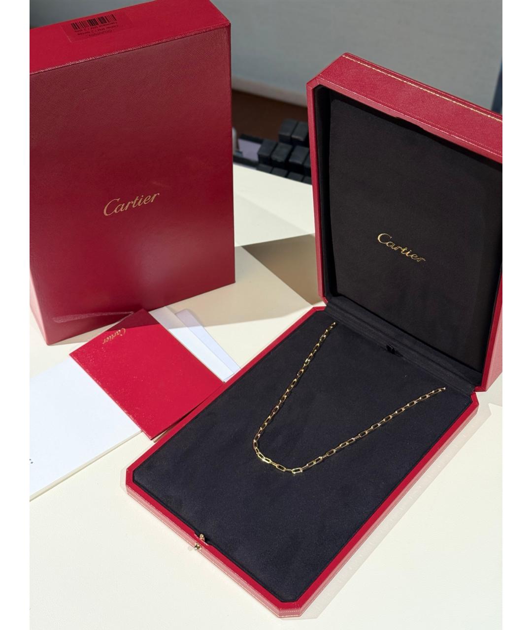 CARTIER Золотое колье из желтого золота, фото 3