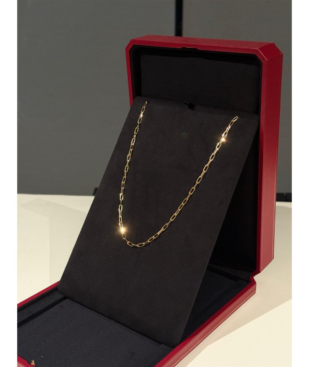 CARTIER Золотое колье из желтого золота, фото 2