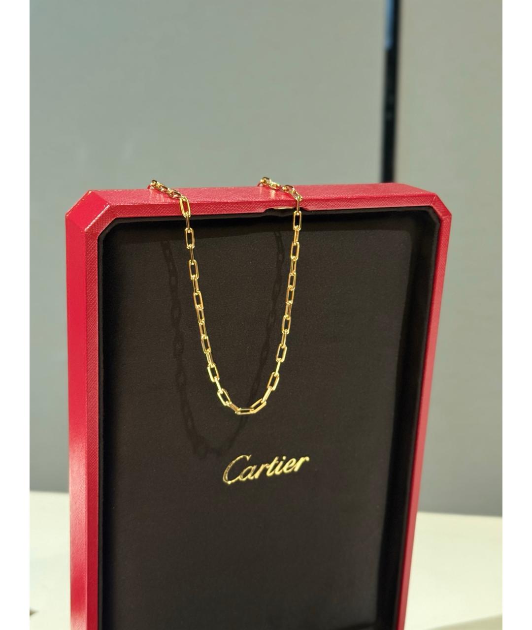 CARTIER Золотое колье из желтого золота, фото 4