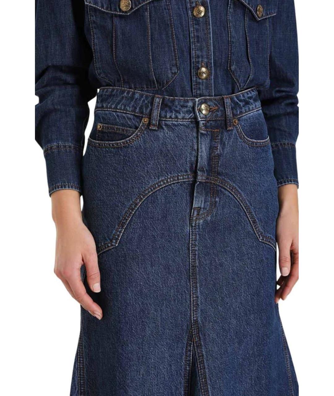 ZIMMERMANN Синий хлопковый костюм с юбками, фото 6