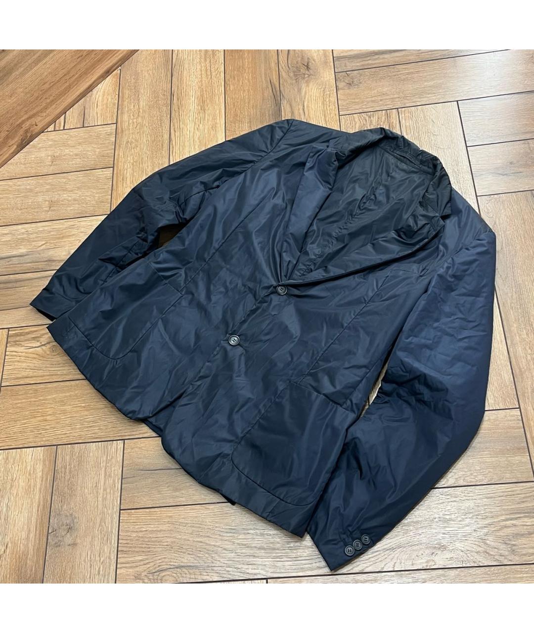 PRADA Черный полиамидовый пуховик, фото 8