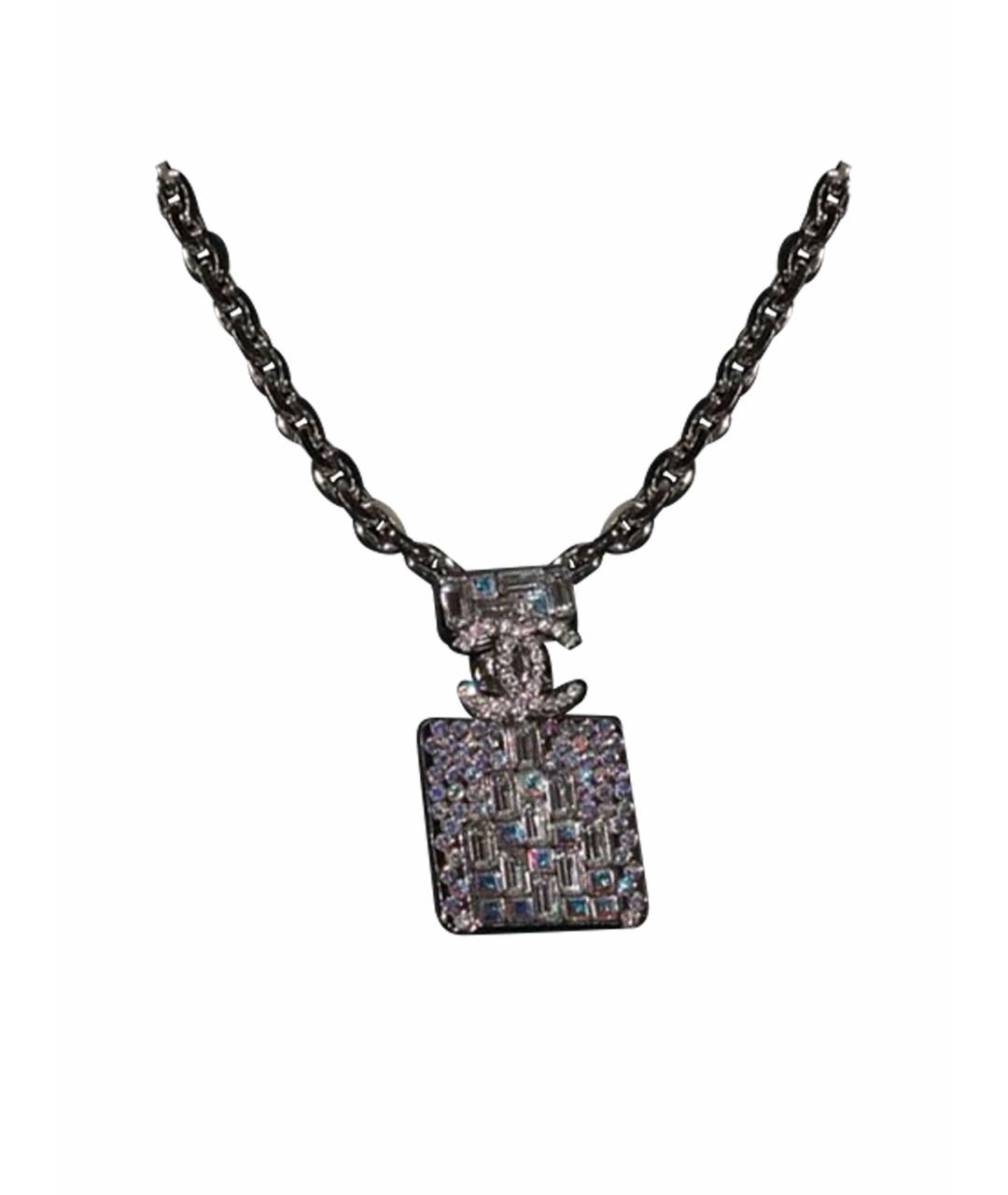 CHANEL Серебряное металлическое колье, фото 1