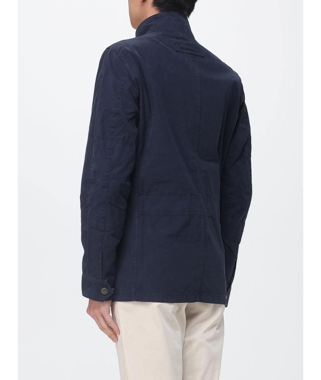 BARBOUR Синяя хлопковая куртка, фото 2