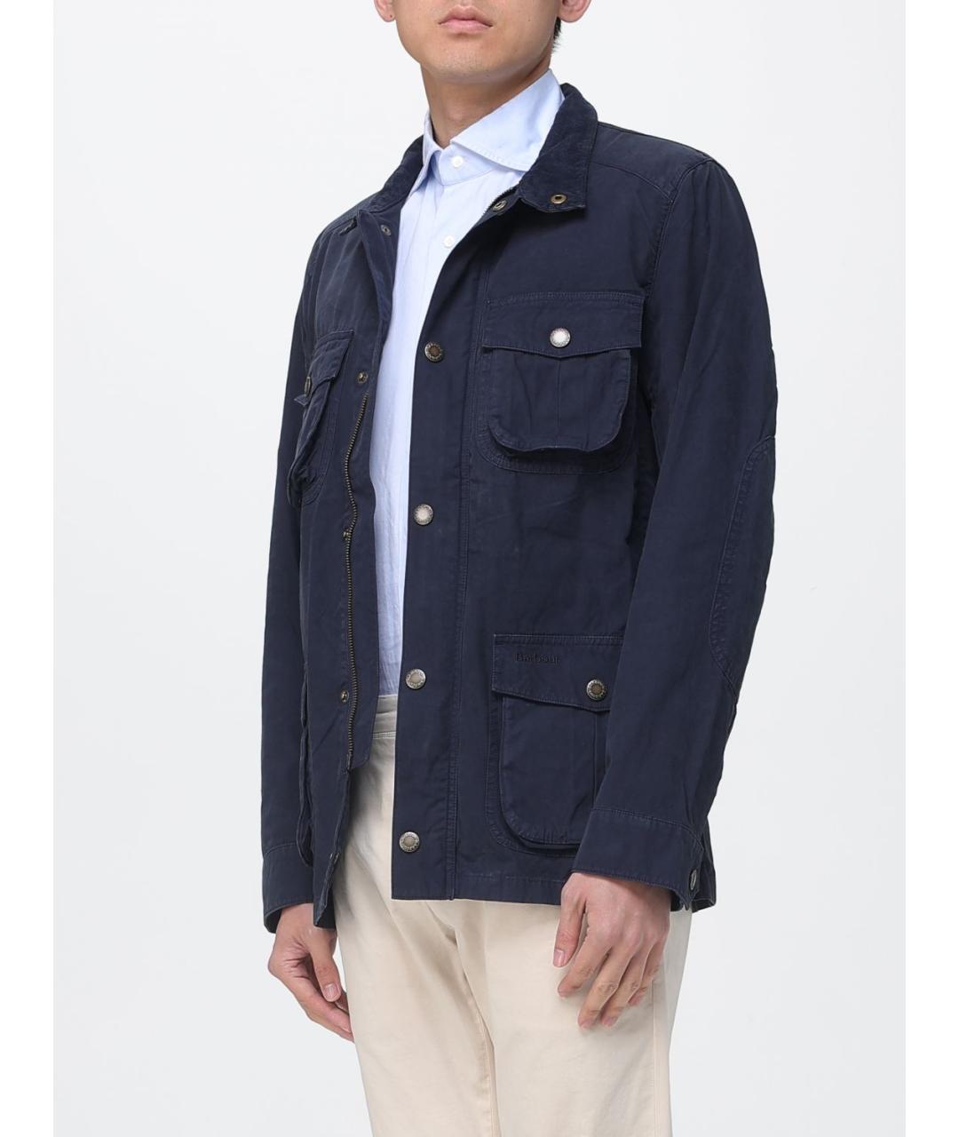 BARBOUR Синяя хлопковая куртка, фото 3
