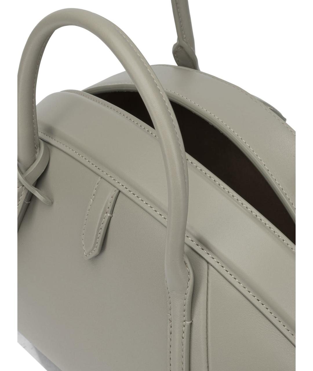 ALAIA Серая кожаная сумка тоут, фото 3