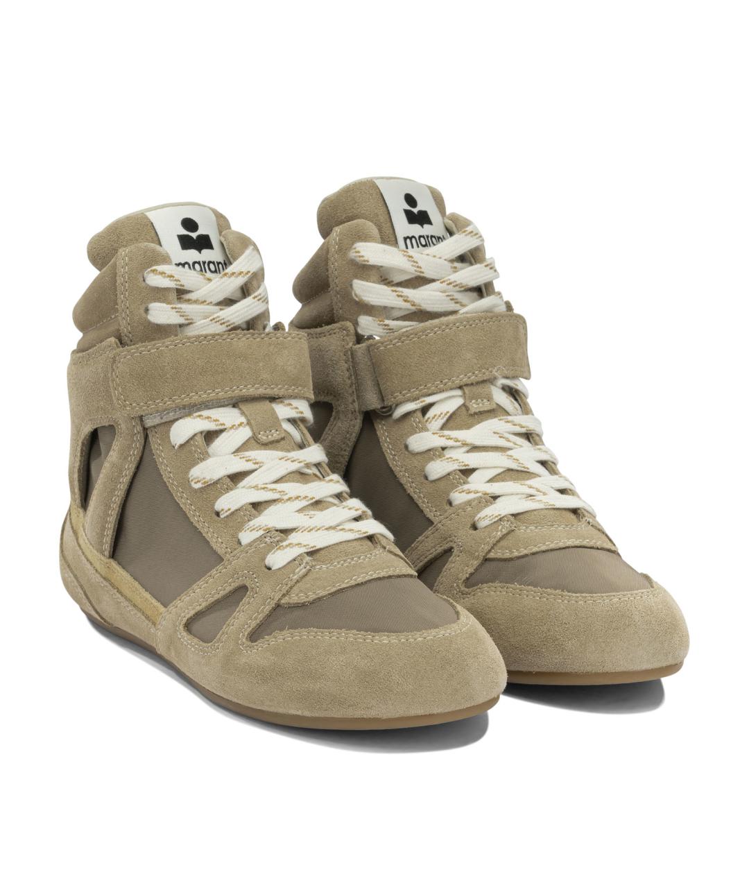 ISABEL MARANT Мульти замшевые кроссовки, фото 2