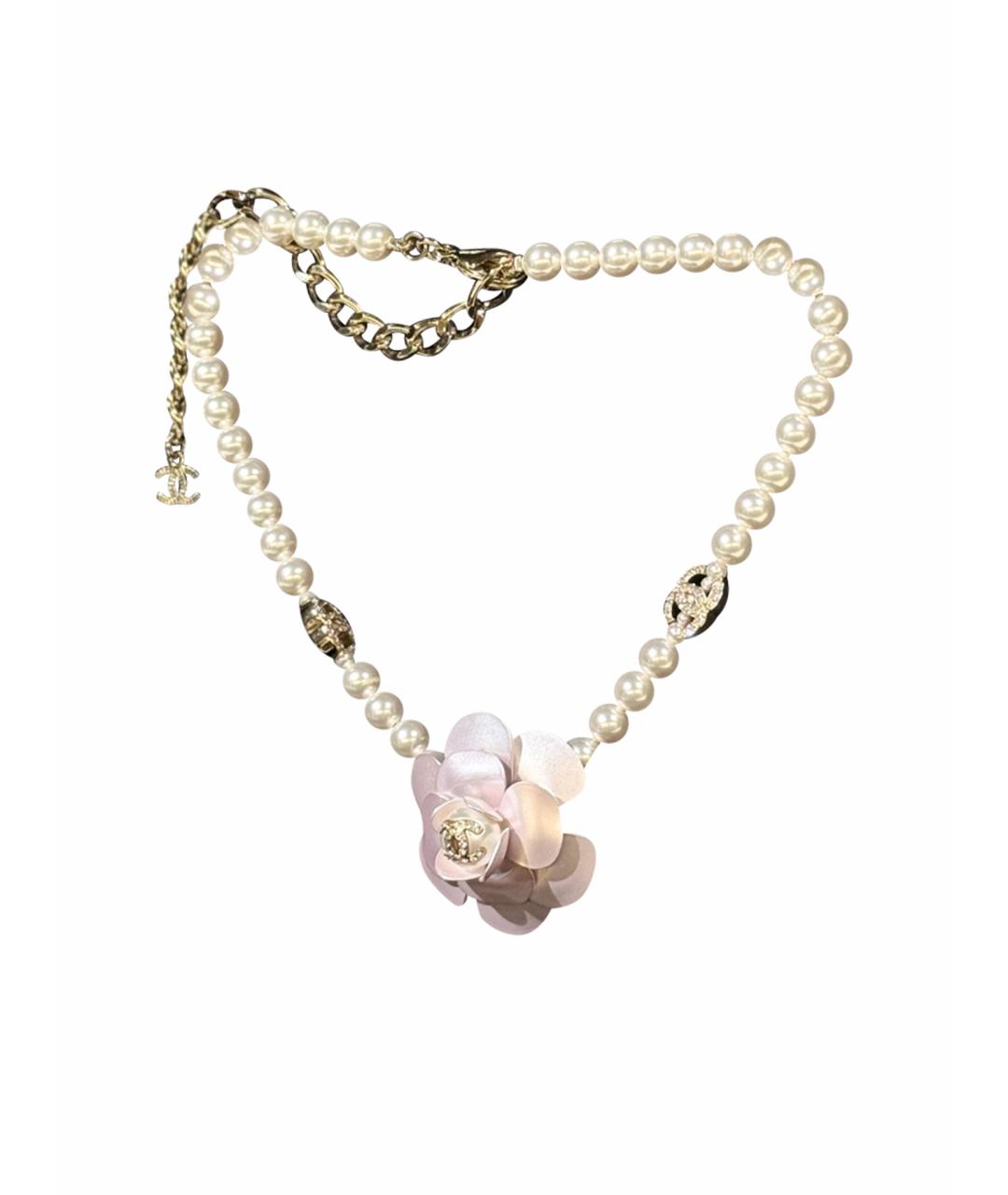 CHANEL Розовый жемчужный чокер, фото 1