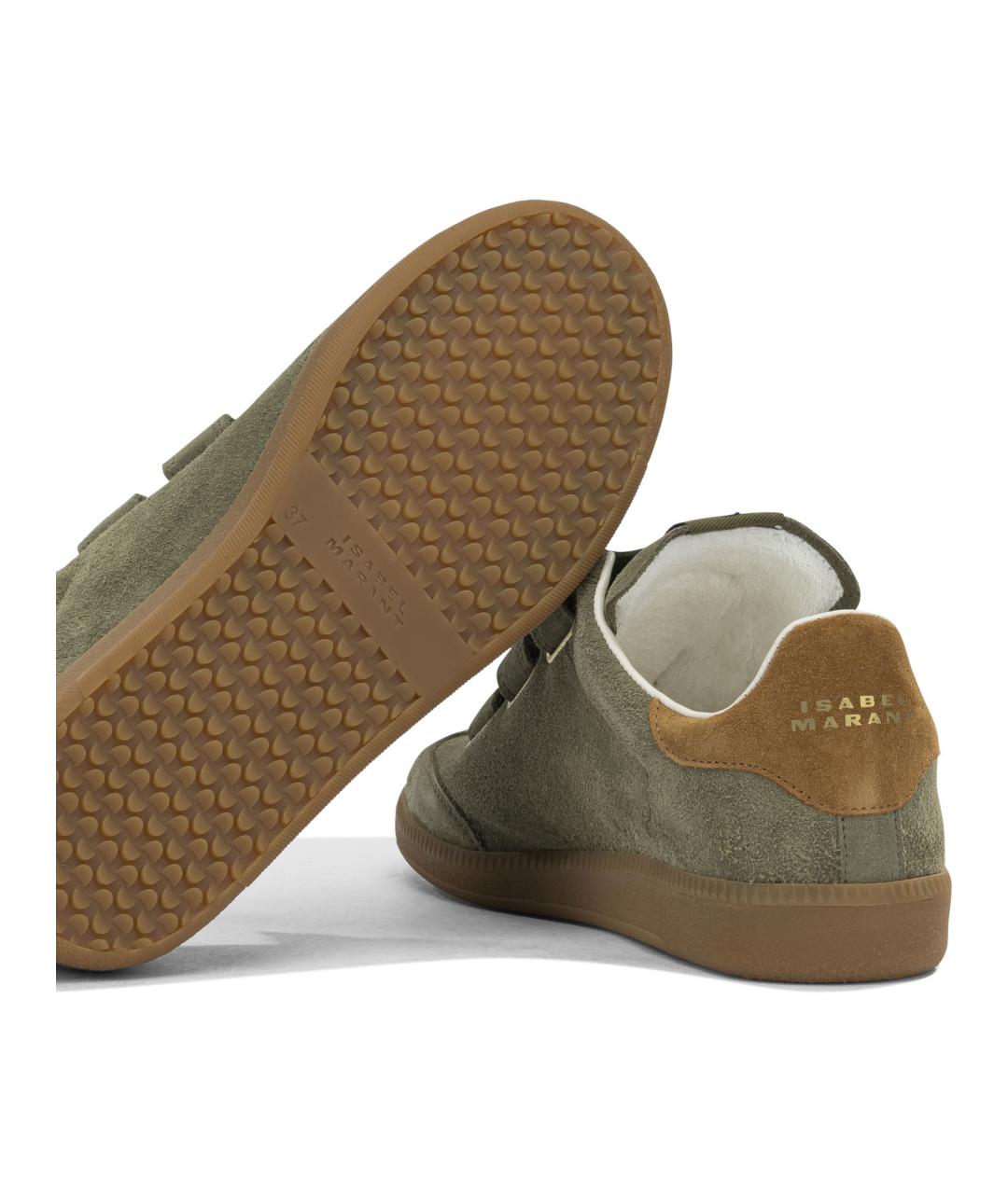 ISABEL MARANT Зеленые замшевые кроссовки, фото 5