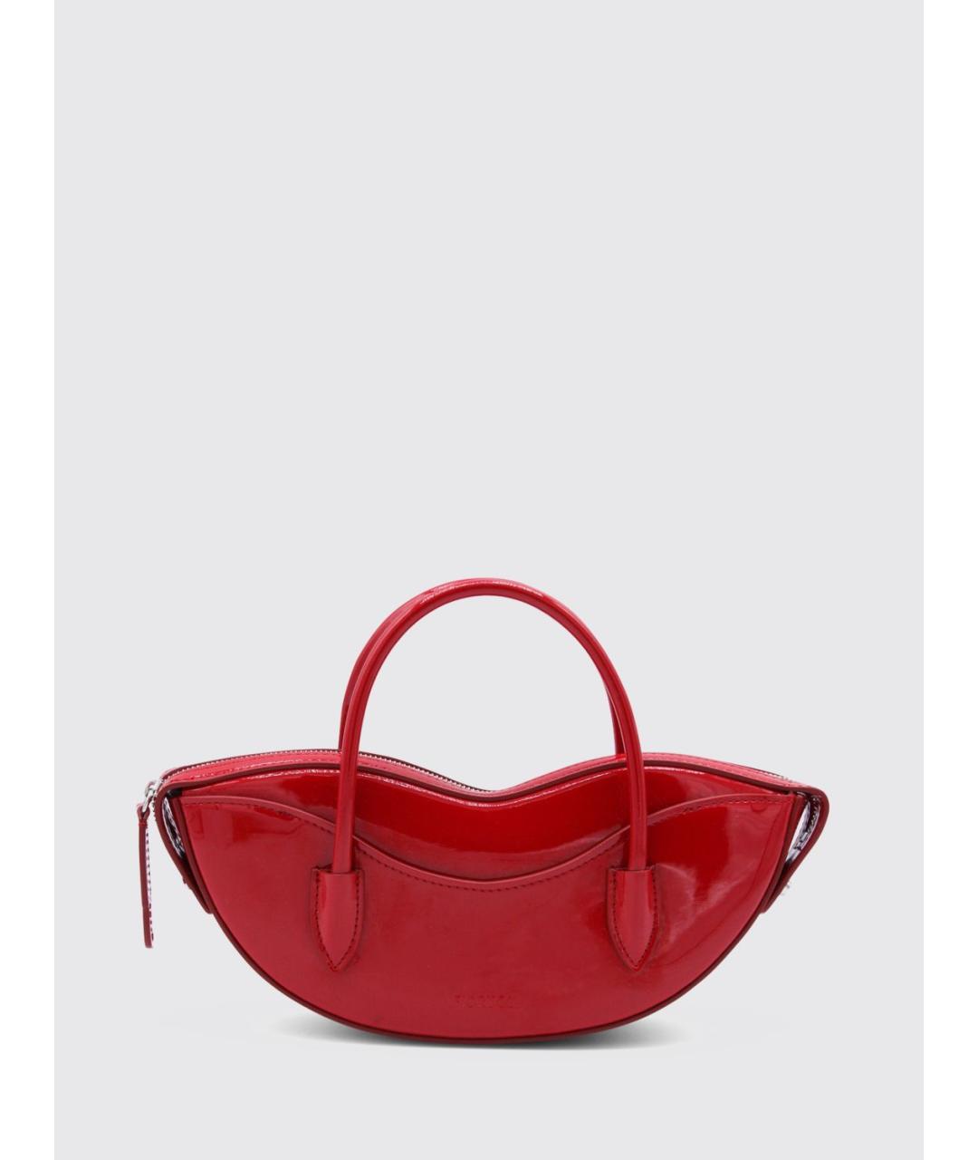 FIORUCCI Красная сумка с короткими ручками, фото 4
