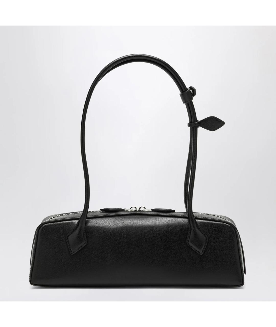ALAIA Черная кожаная сумка тоут, фото 2