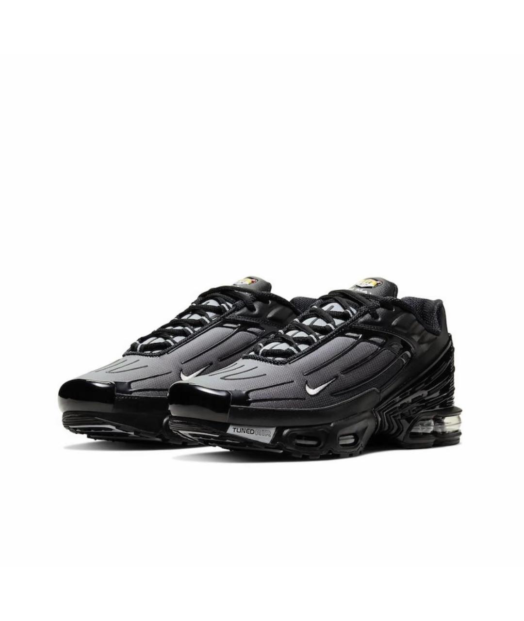 NIKE Черные низкие кроссовки / кеды, фото 2