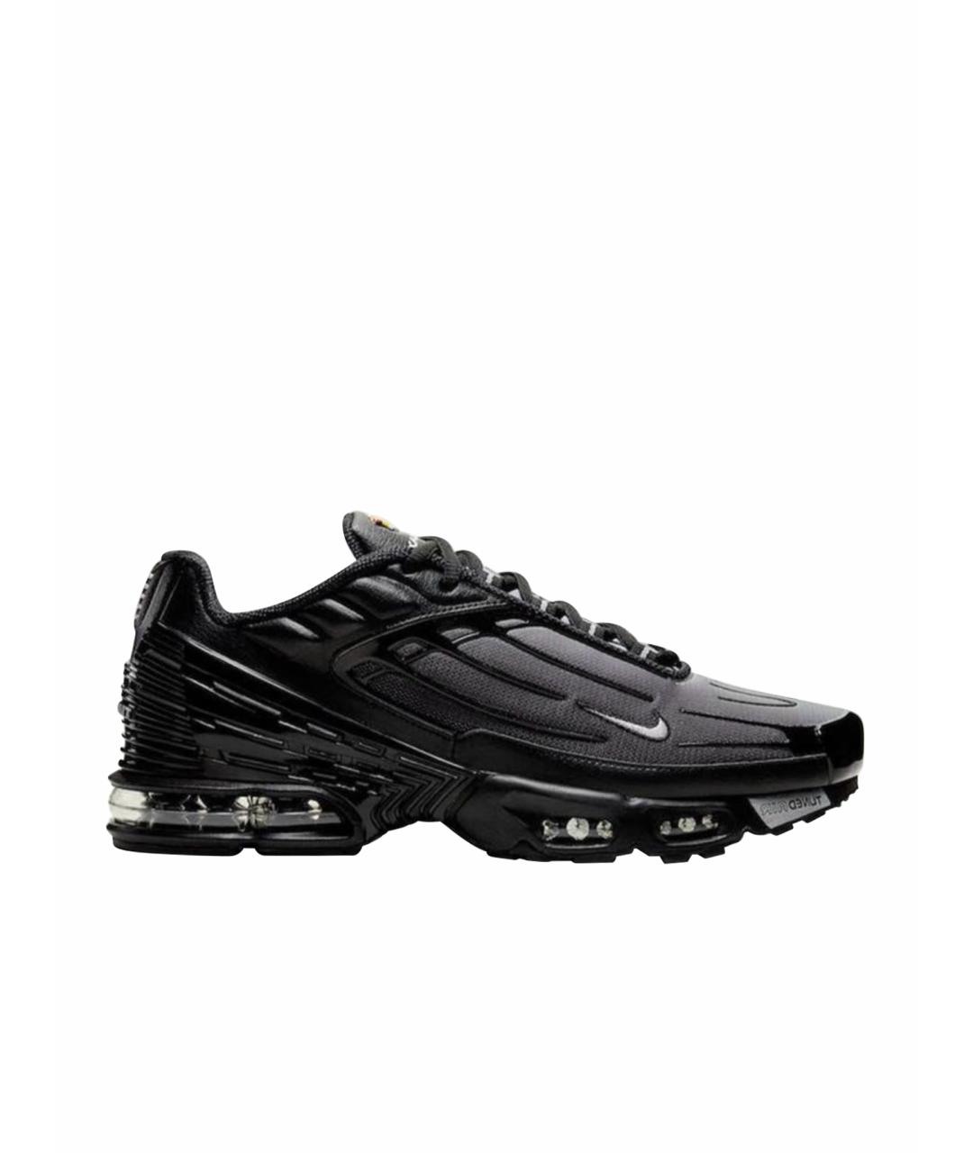 NIKE Черные низкие кроссовки / кеды, фото 1