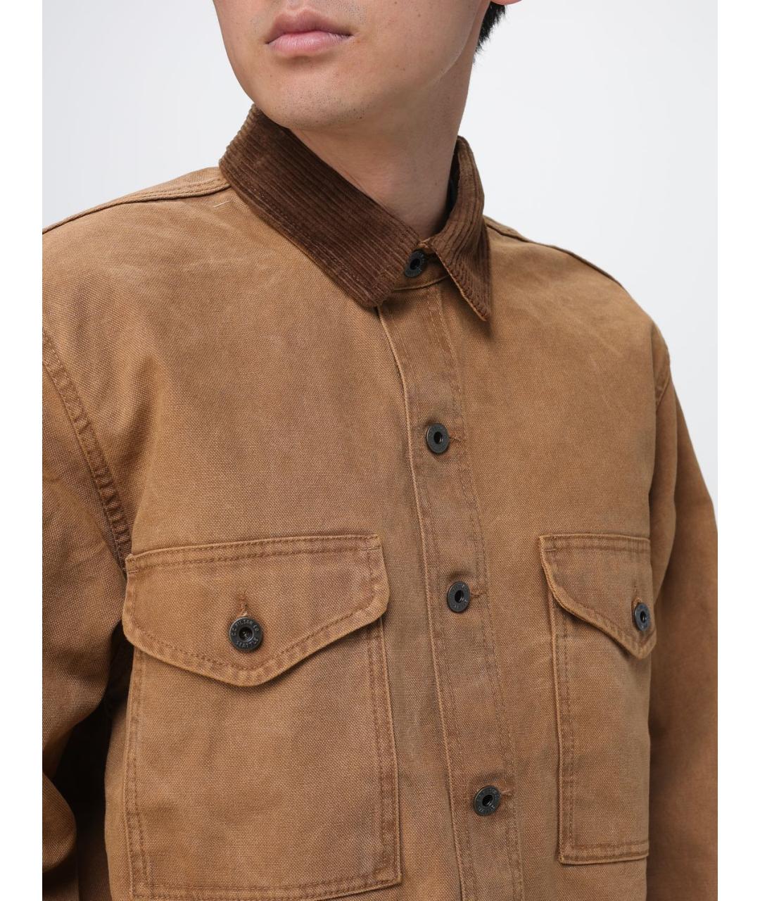 FILSON Коричневая хлопковая куртка, фото 3