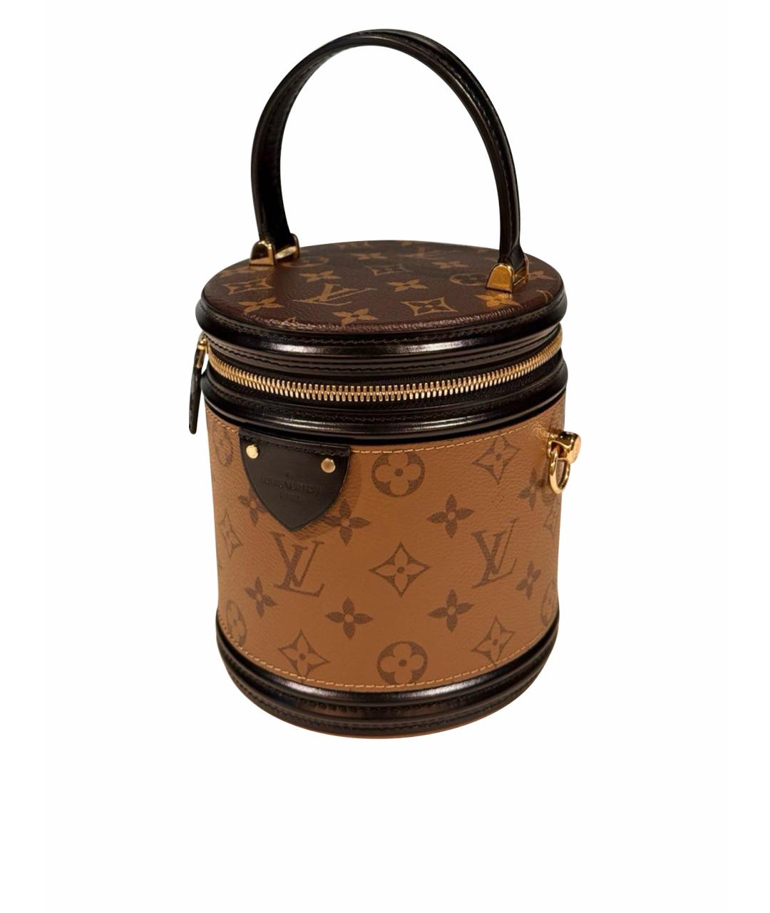 LOUIS VUITTON Коричневая сумка через плечо из искусственной кожи, фото 1