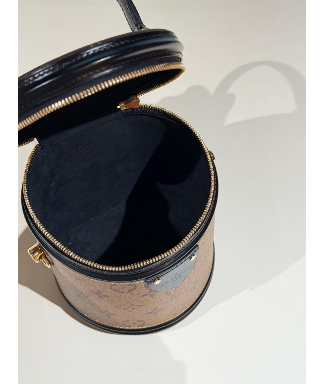 LOUIS VUITTON Коричневая сумка через плечо из искусственной кожи, фото 9