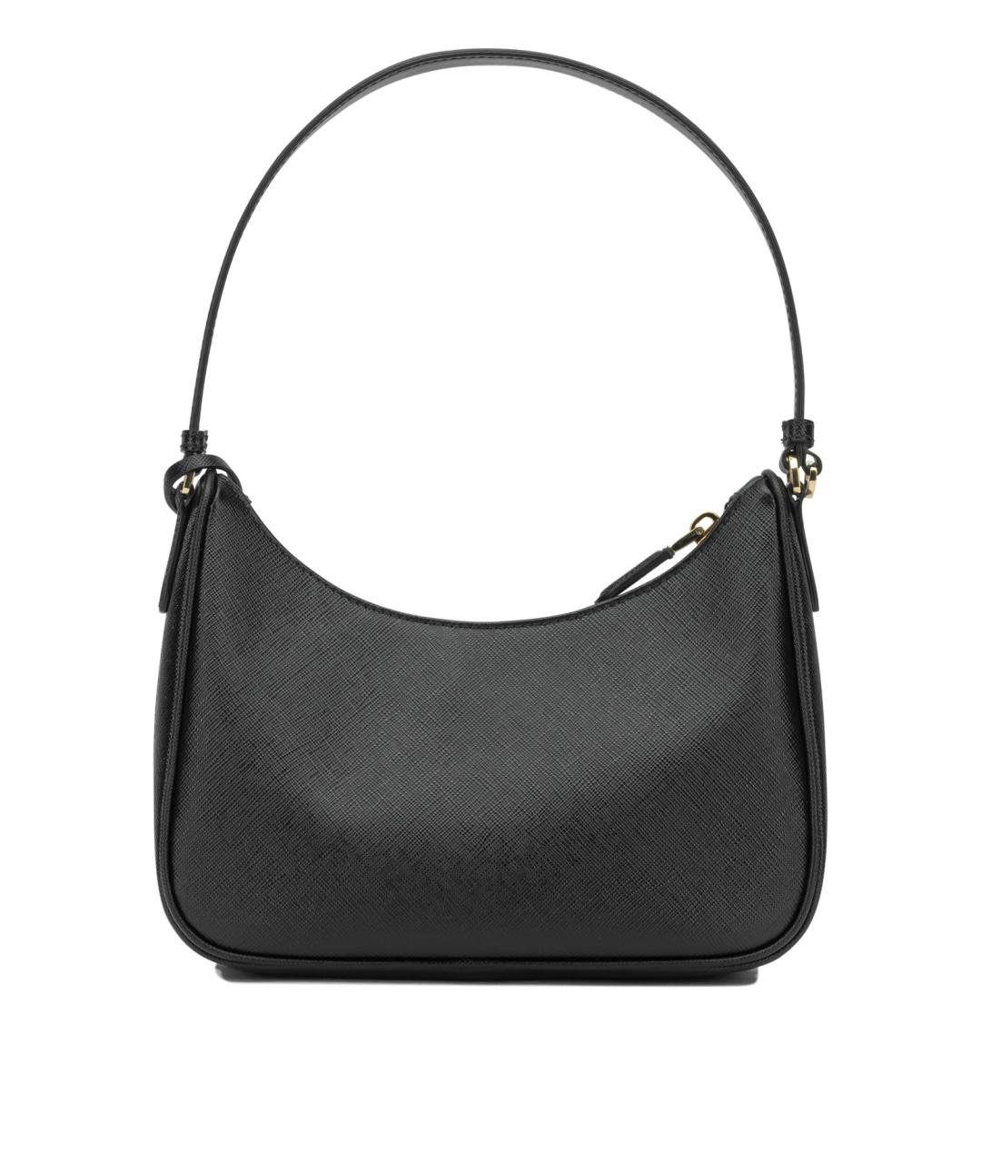 PRADA Черная кожаная сумка через плечо, фото 3