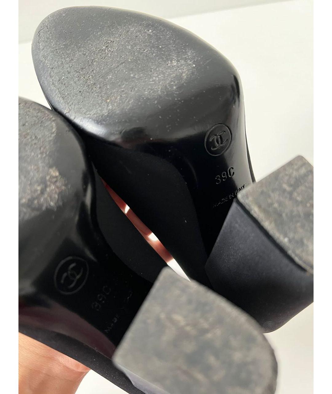 CHANEL Черные туфли, фото 7