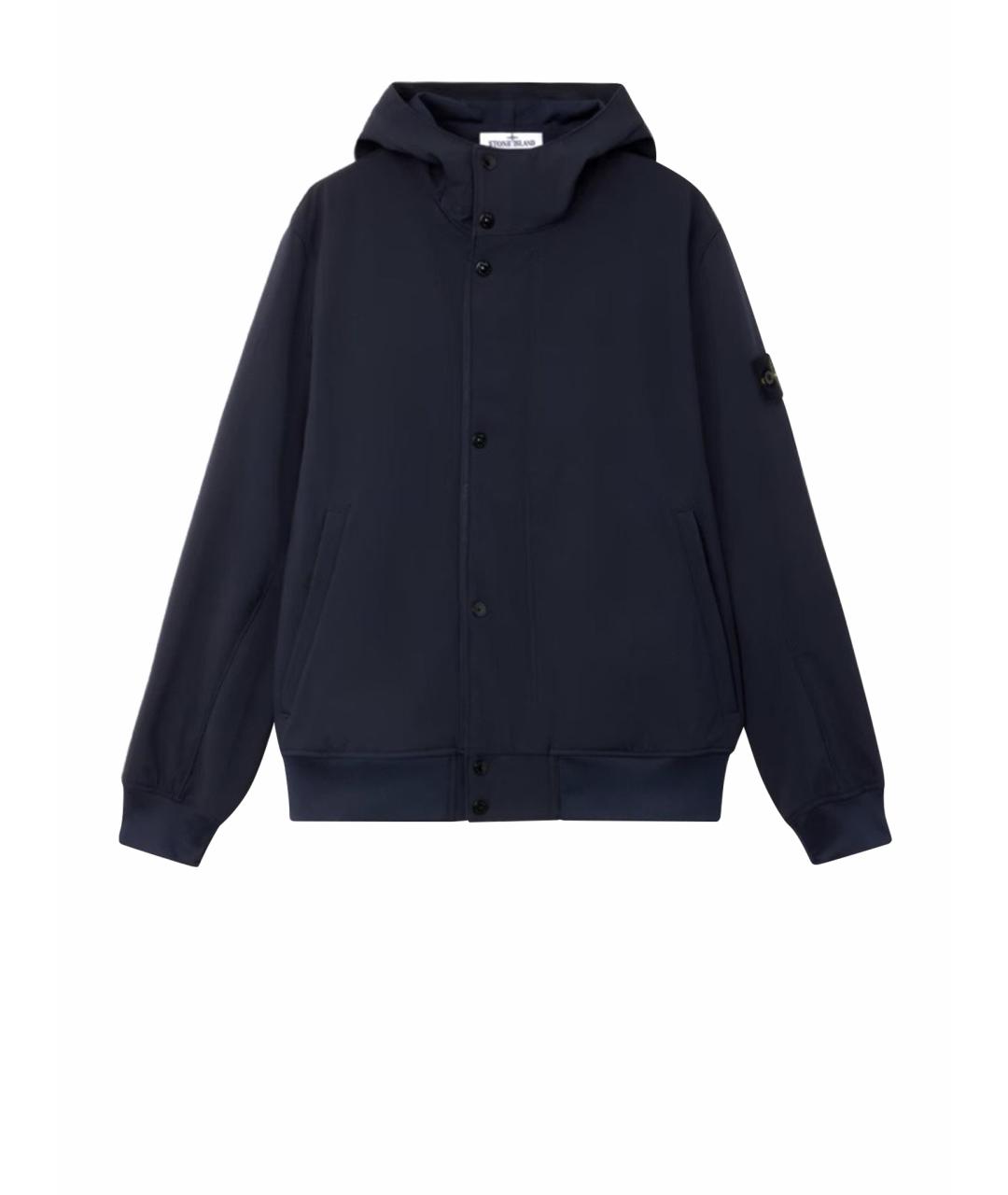 STONE ISLAND Темно-синяя куртка, фото 1