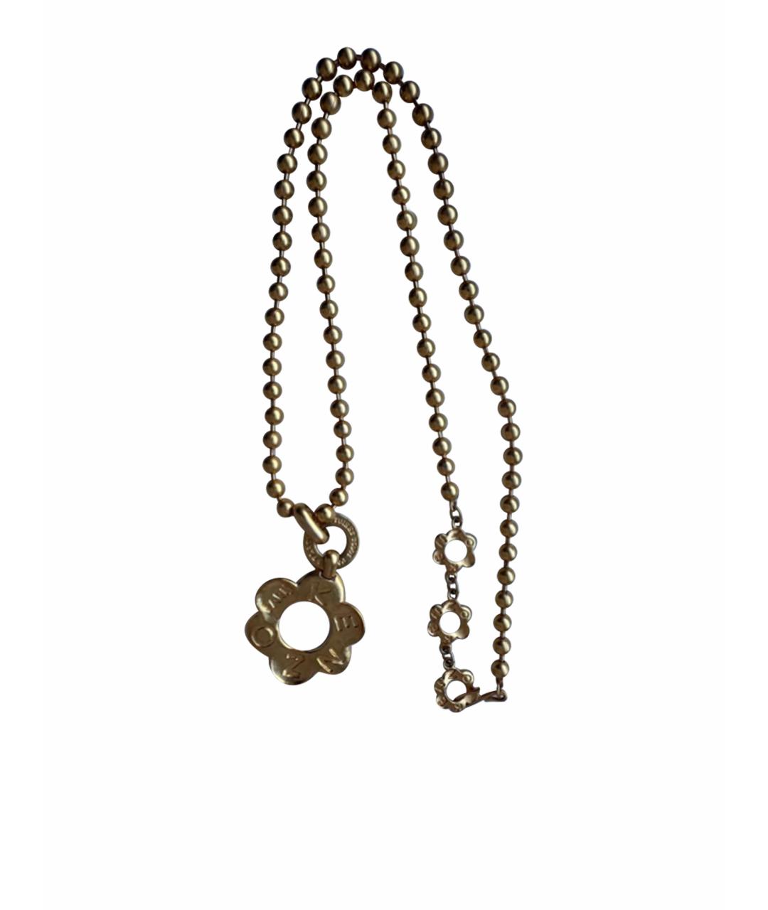 KENZO Золотой металлический кулон, фото 1