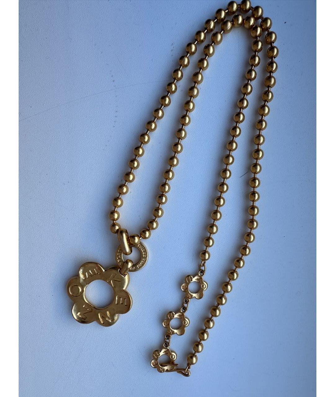 KENZO Золотой металлический кулон, фото 6