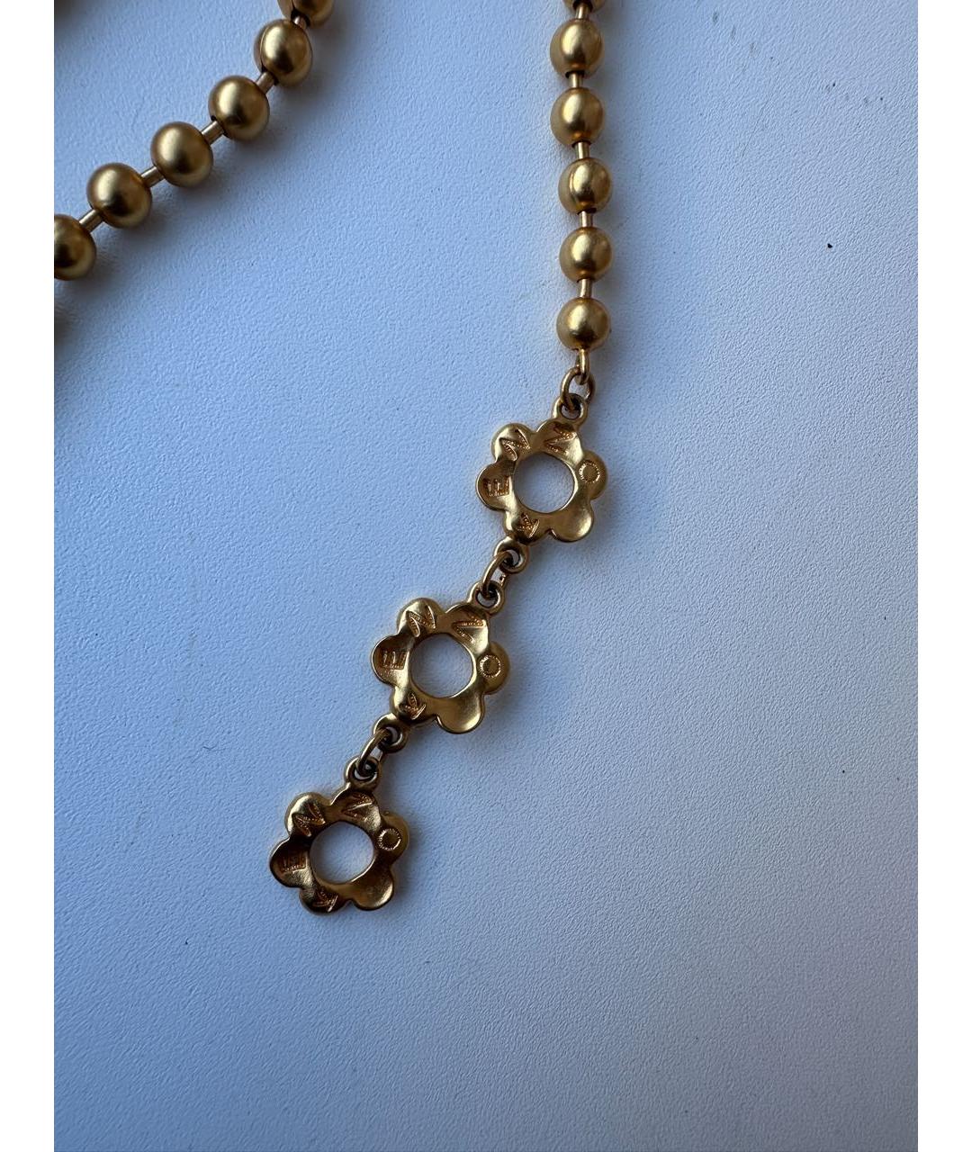 KENZO Золотой металлический кулон, фото 4