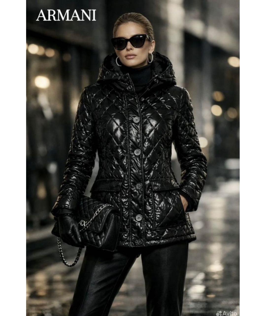 ARMANI JEANS Черная куртка, фото 2