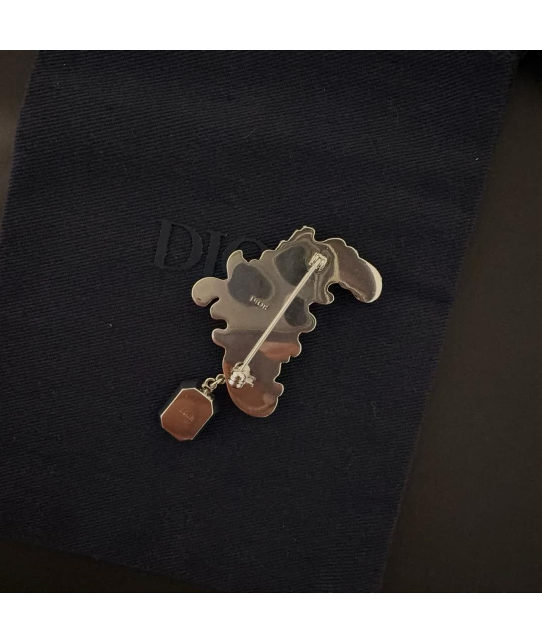 CHRISTIAN DIOR Серебряная булавка / брошь, фото 4