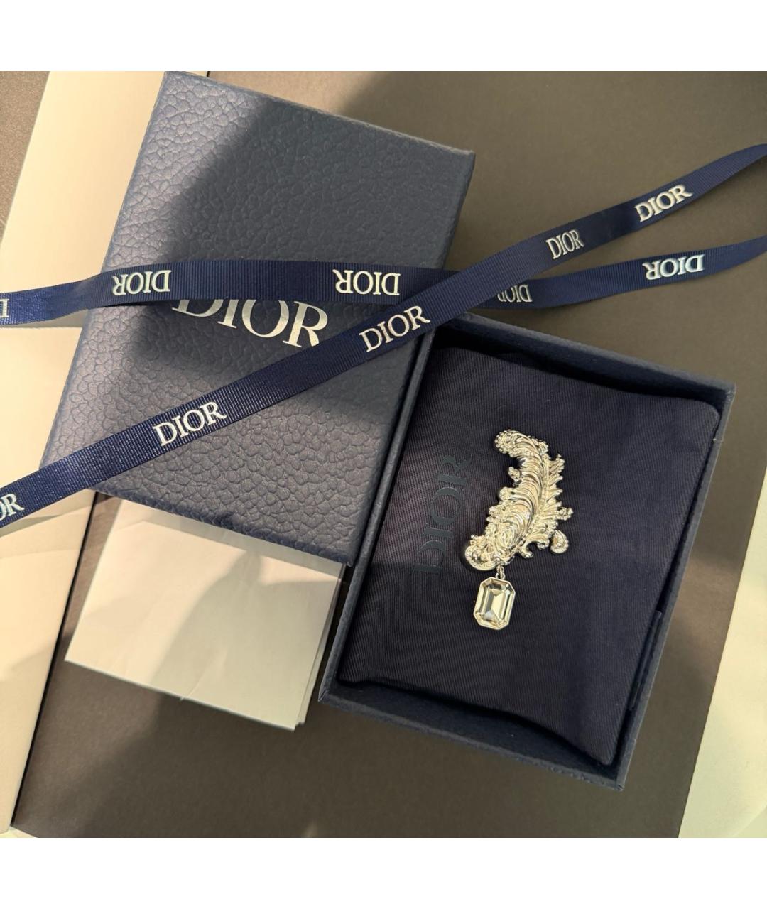CHRISTIAN DIOR Серебряная булавка / брошь, фото 5
