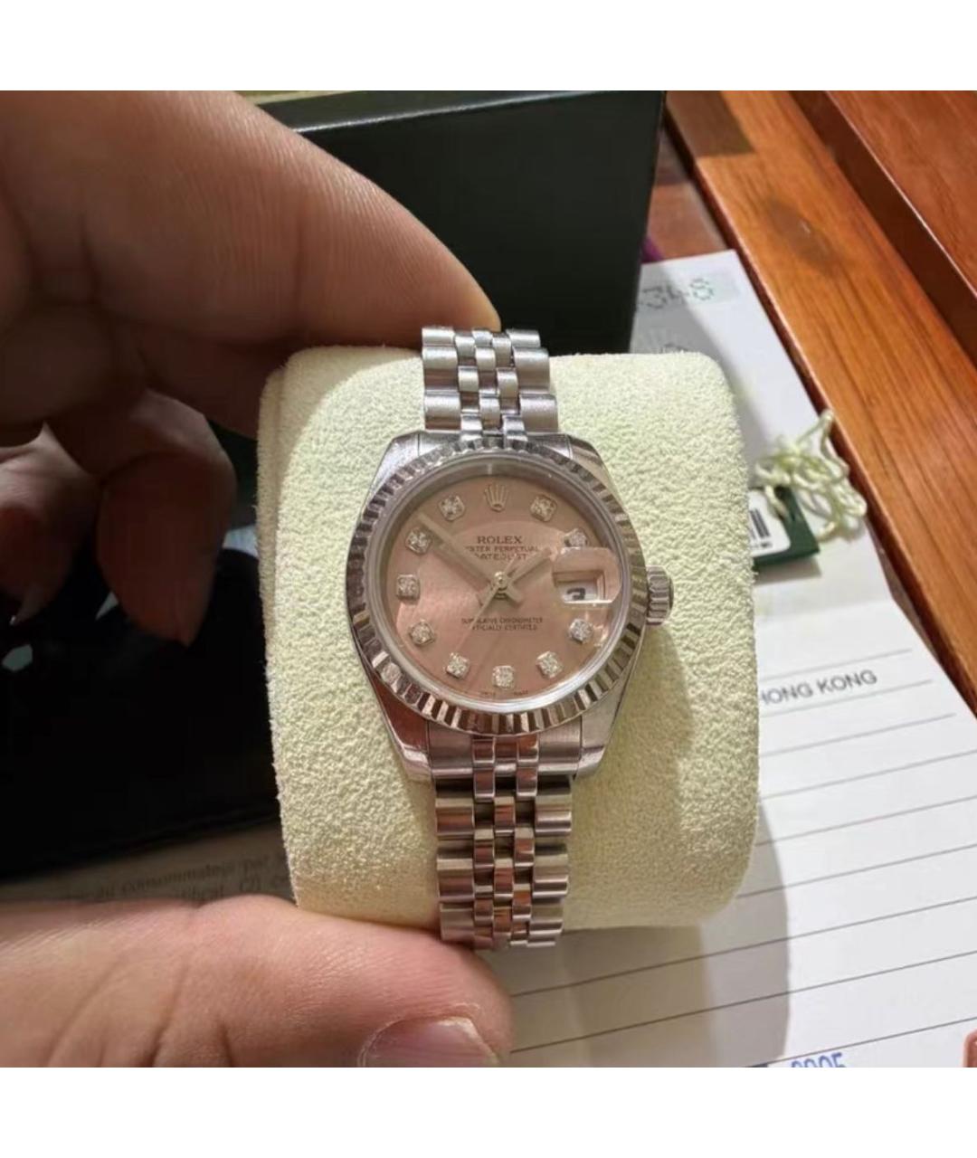 ROLEX Серебряные часы, фото 3