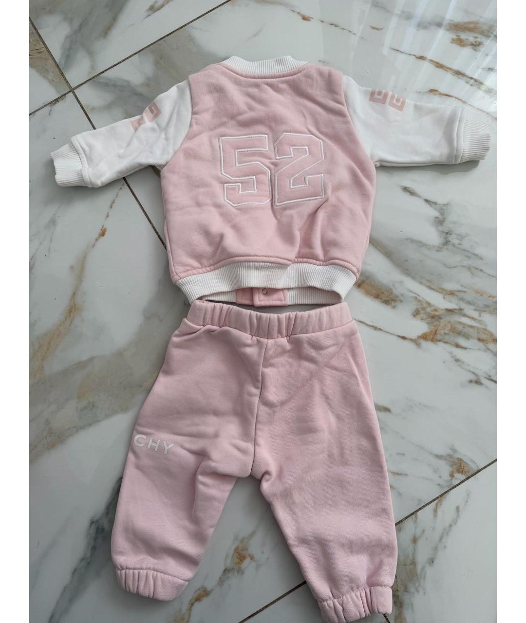 GIVENCHY Розовый хлопковый комплект, фото 2